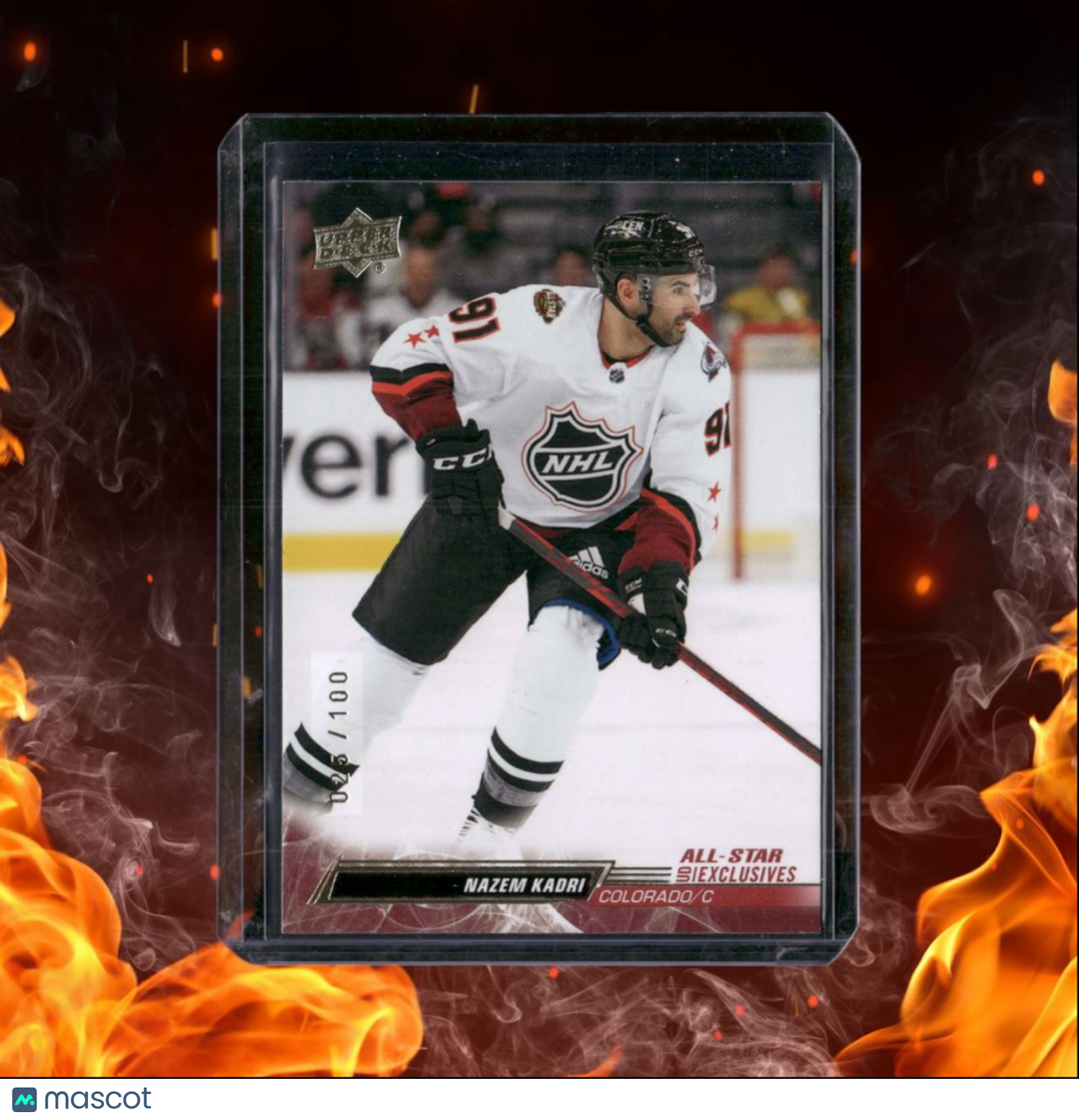 2022-23 Upper Deck Nazem Kadri UD Exclusives All-Star 025/100 #673