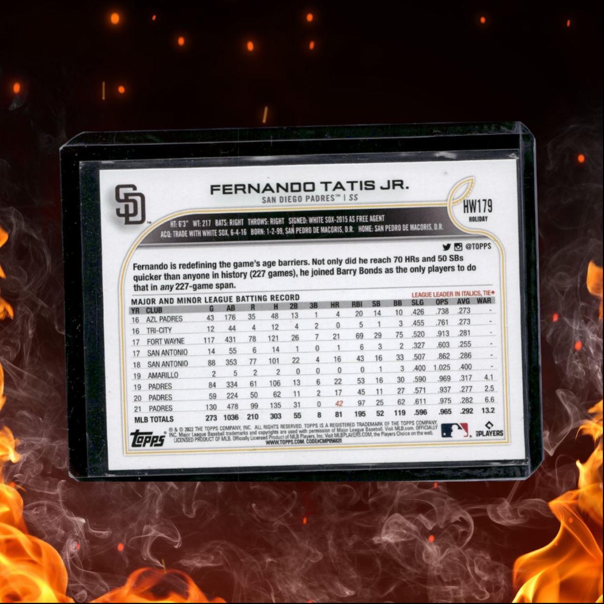 2023 Topps Holiday Fernando Tatis Jr. #HW179