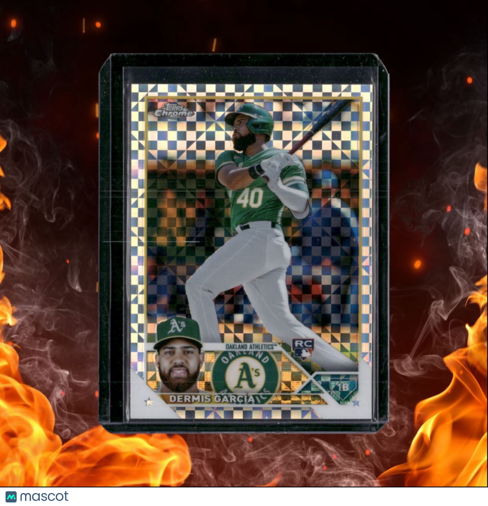 2023 Topps Chrome Dermis Garcia X-fractor Rookie #183