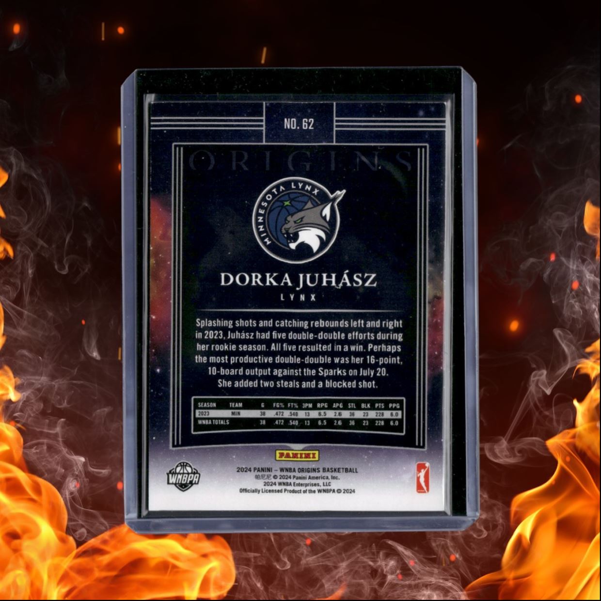 2024-25 Panini Origins WNBA Dorka Juhasz Red 03/99 #62