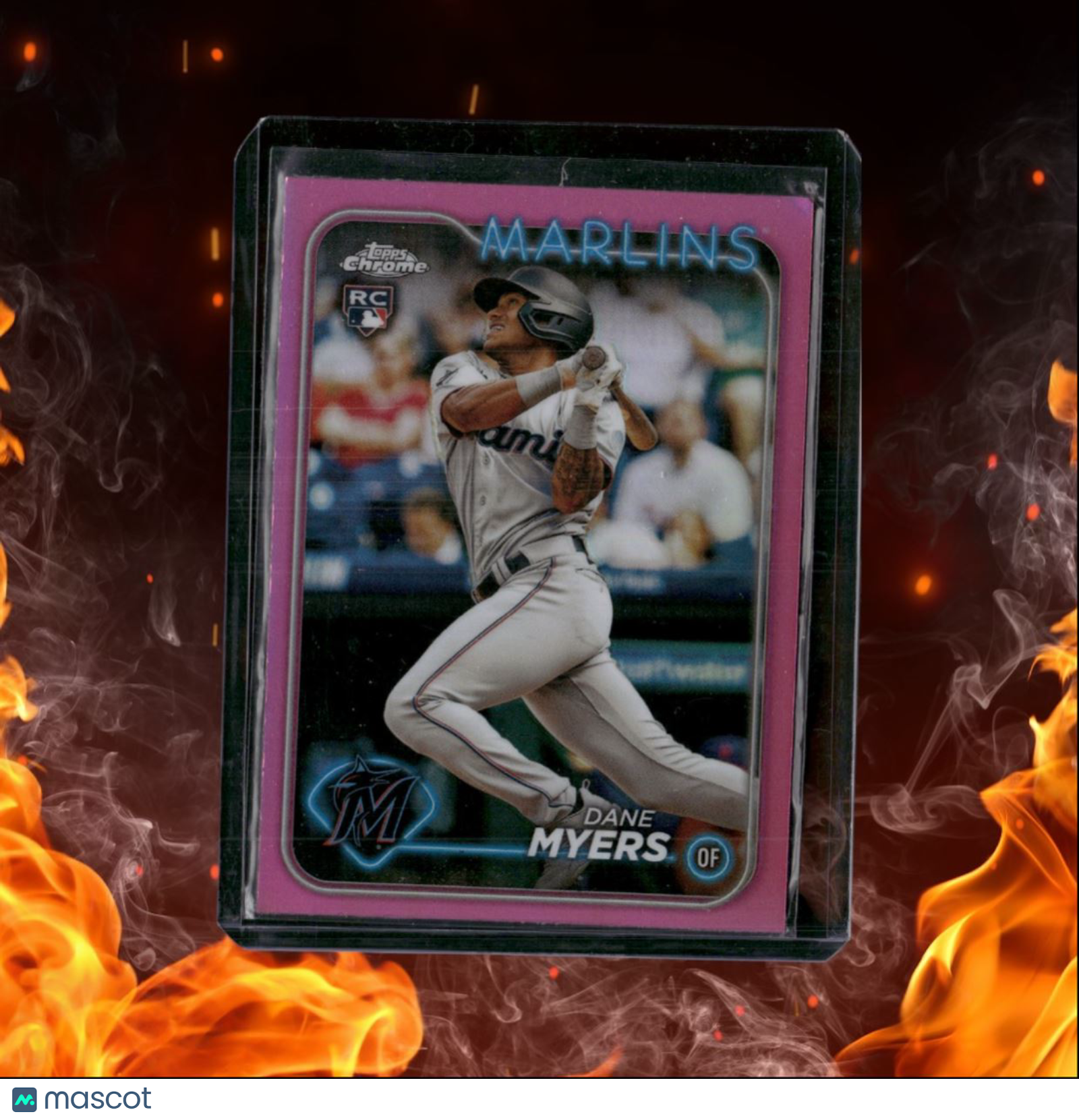 2024 Topps Chrome Dane Myers Pink Refractor Rookie #46