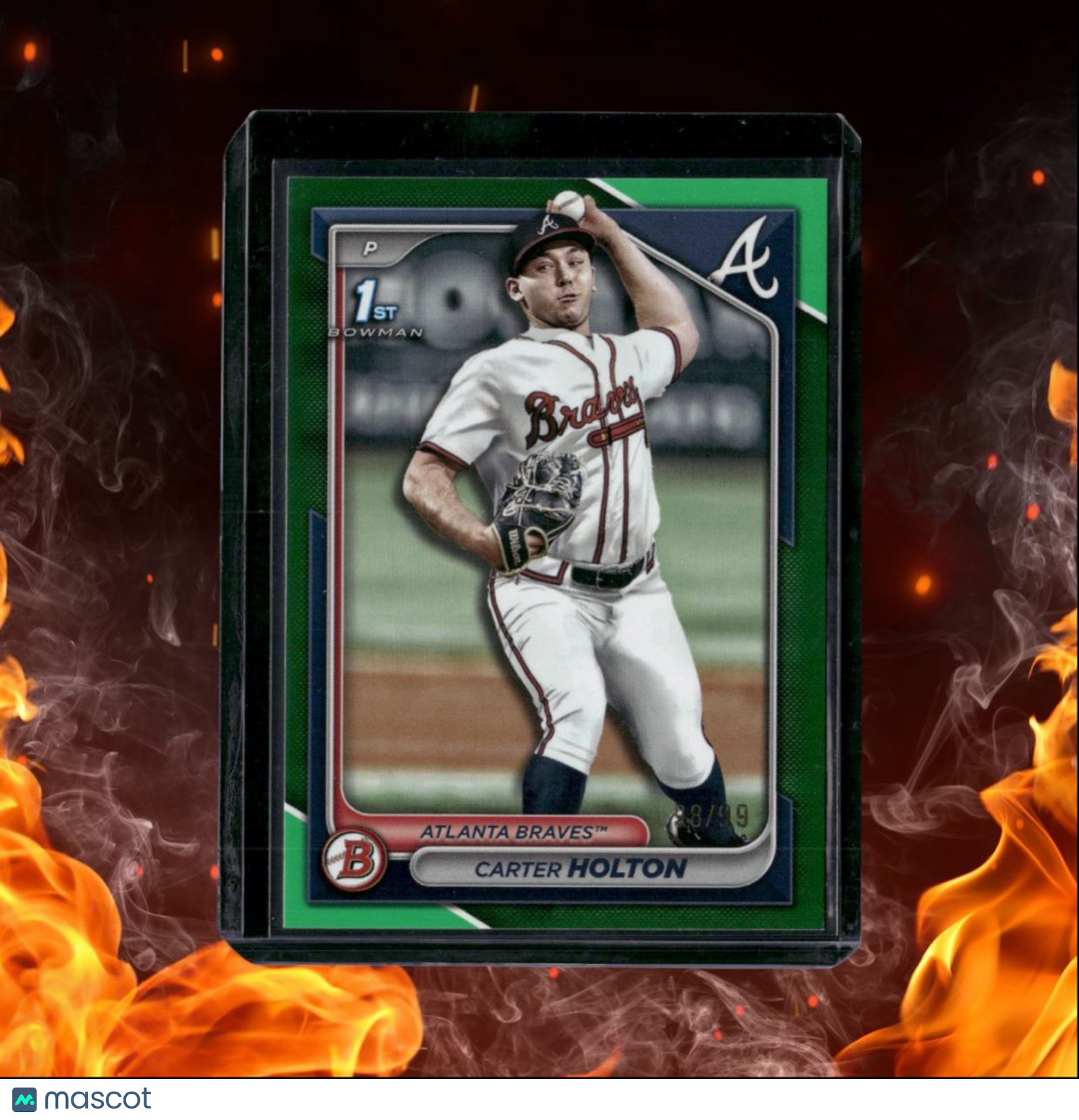 2024 Bowman Carter Holton 1st Prospect Green 98/99 #BD-74