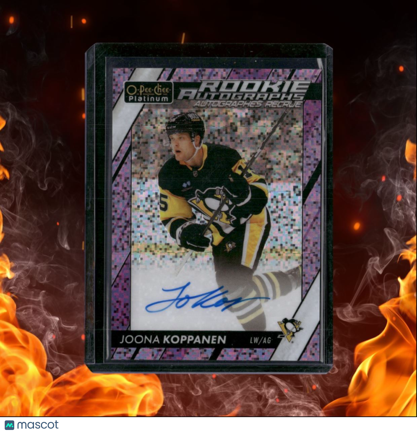 2023-24 O-Pee-Chee Platinum Joona Koppanen Violet Pixels Rookie 13/99 #R-JK