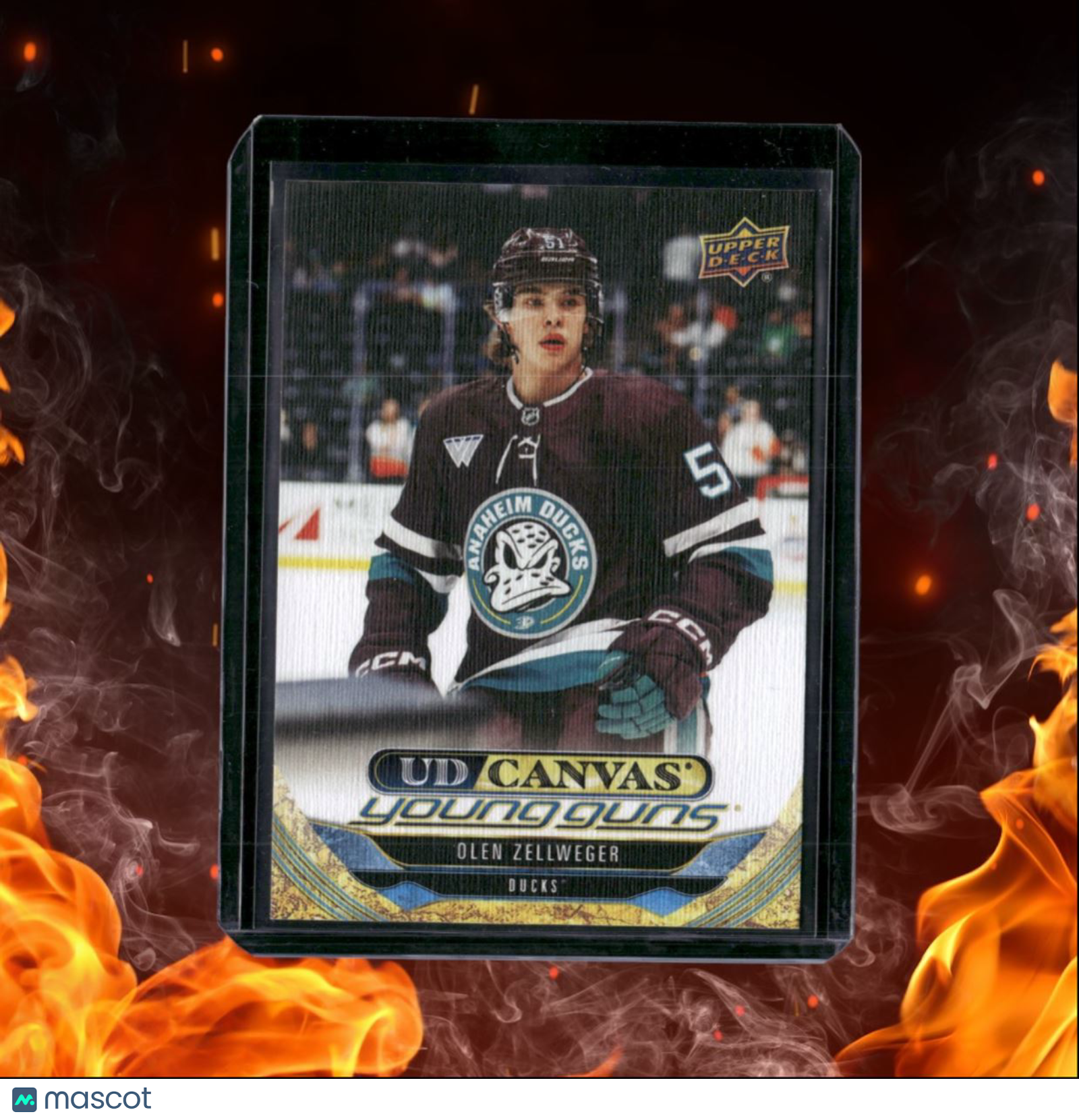 2024-25 Upper Deck Olen Zellweger UD Canvas Young Guns Rookie #C-101