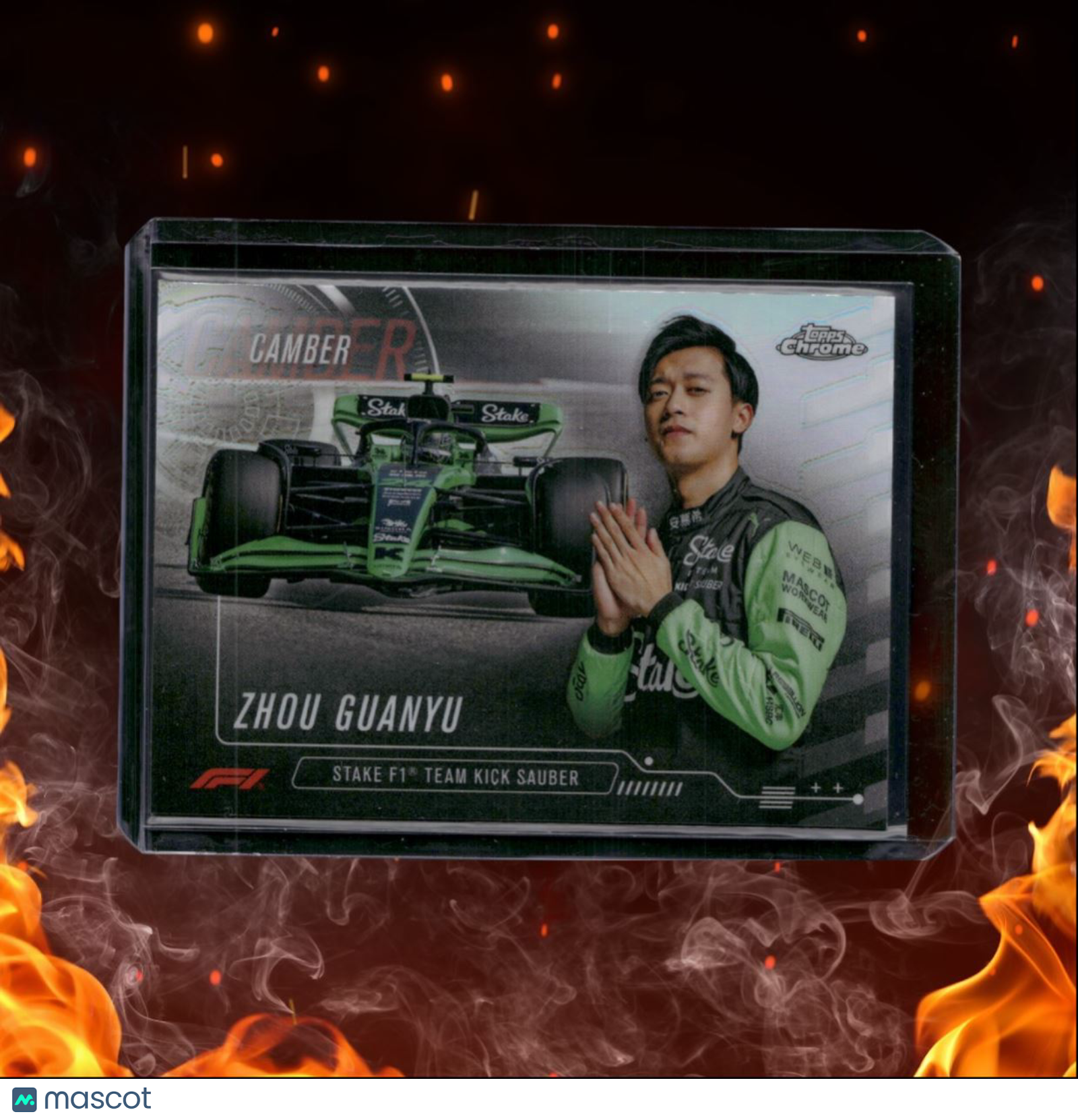 2024 Topps Chrome F1 Zhou Guanyu Camber #CAM-8