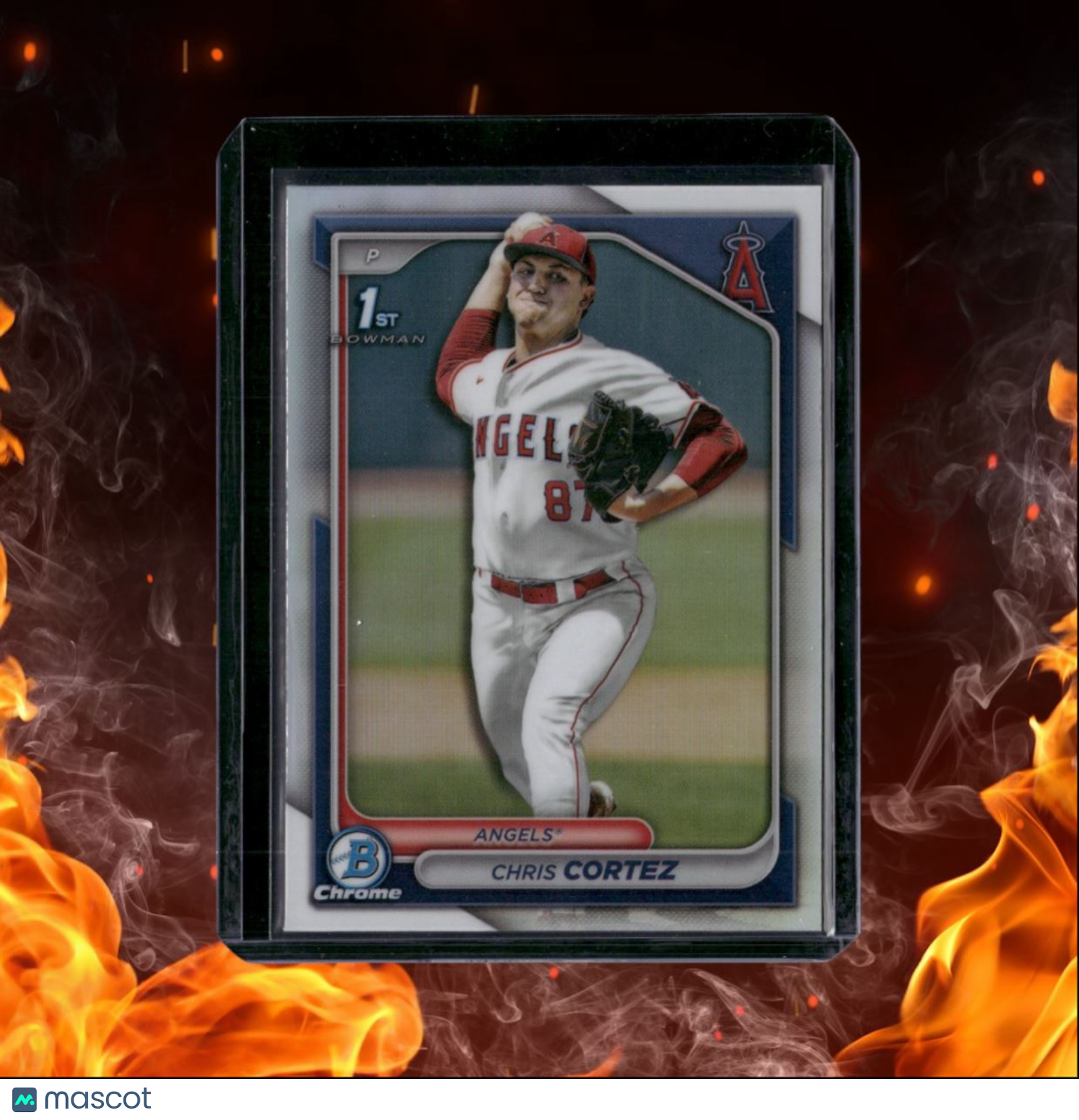 2024 Bowman Chrome Chris Cortez 1st Prospect Refractor #BDC-77