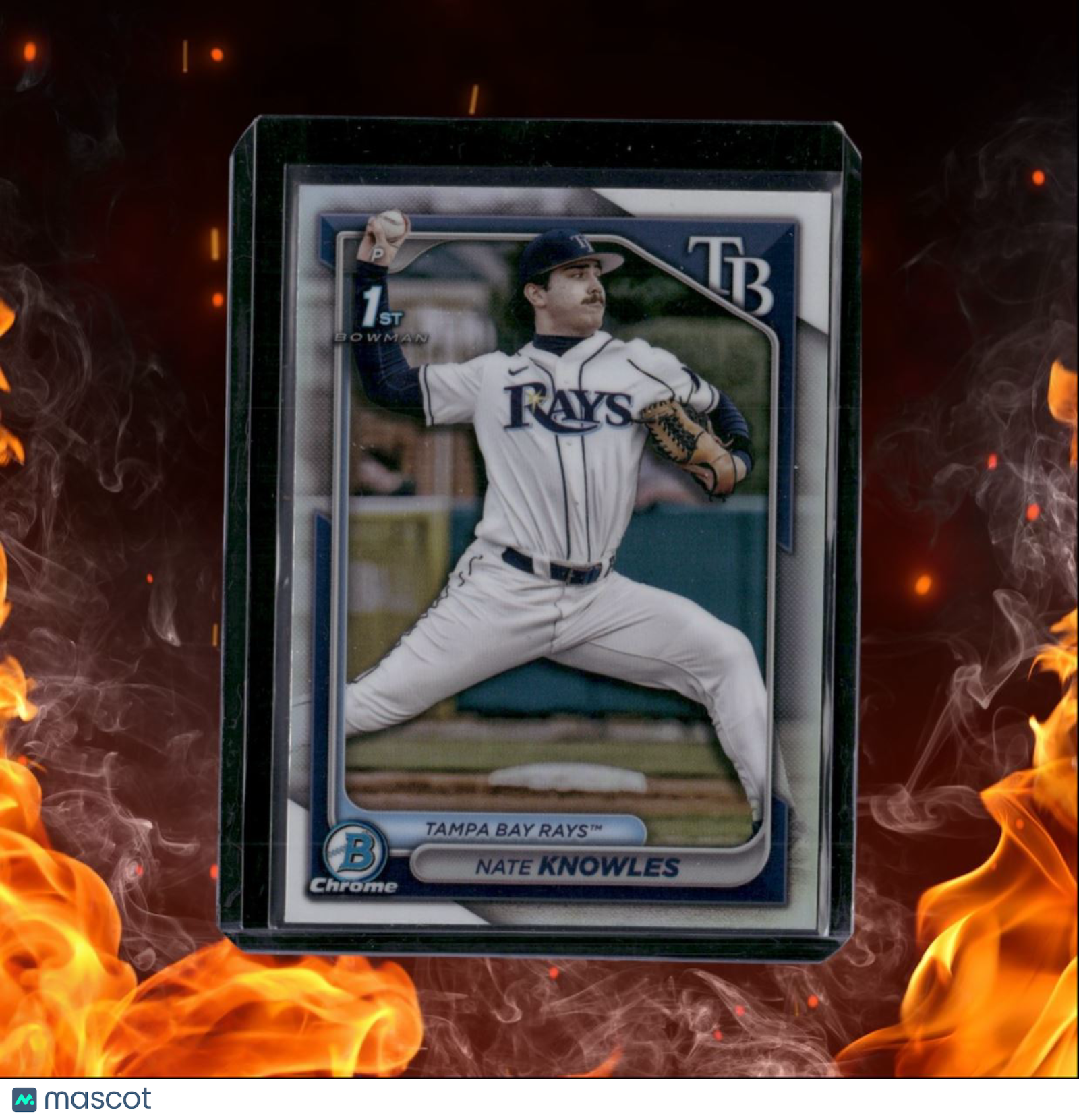 2024 Bowman Chrome Nate Knowles 1st Prospect Refractor #BDC-153