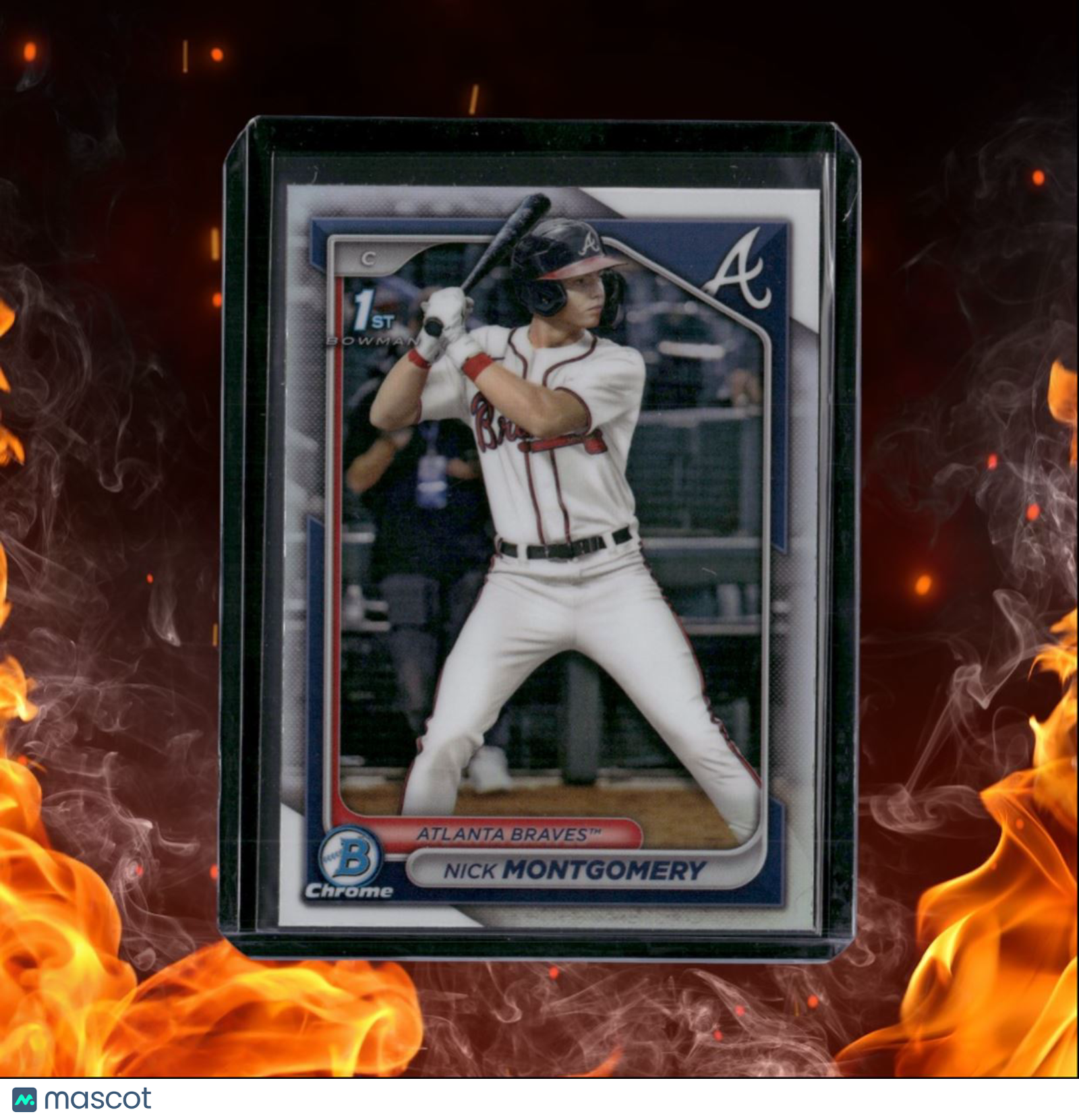 2024 Bowman Chrome Nick Montgomery 1st Prospect Refractor #BDC-129