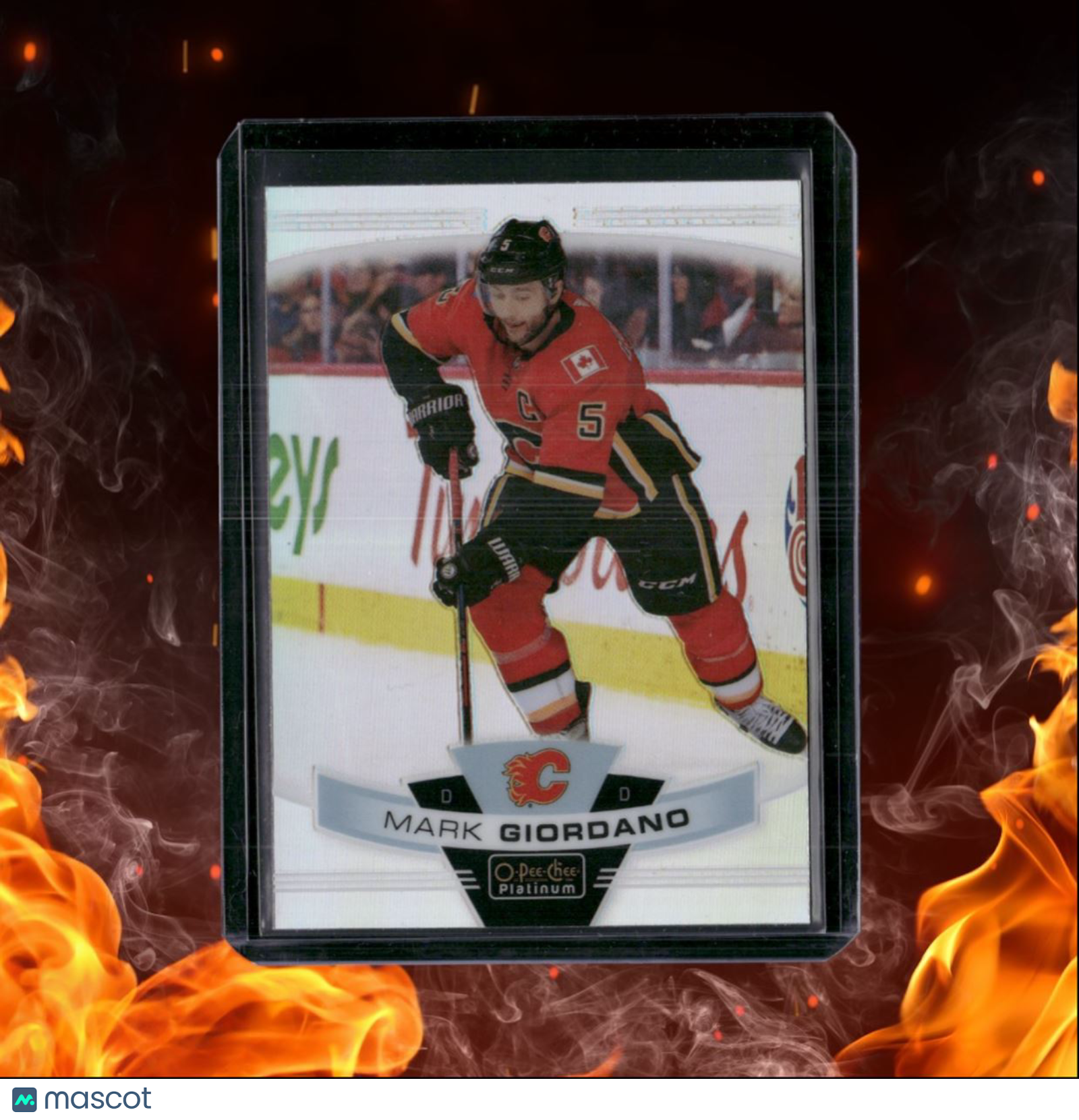 2019-20 O-Pee-Chee Platinum Mark Giordano Rainbow #23