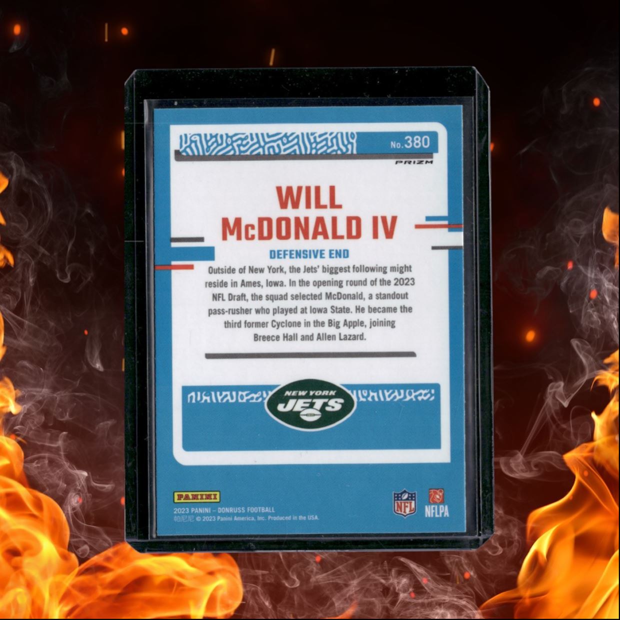 2023 Panini Donruss Will McDonald IV Green Red Optic Preview #380
