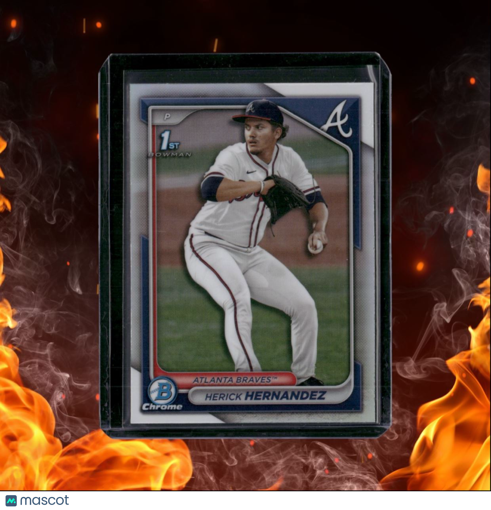 2024 Bowman Chrome Herick Hernandez 1st Prospect Refractor #BDC-145