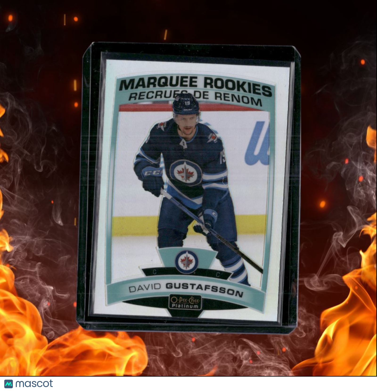 2019-20 O-Pee-Chee Platinum David Gustafsson Rainbow Marquee Rookie #157