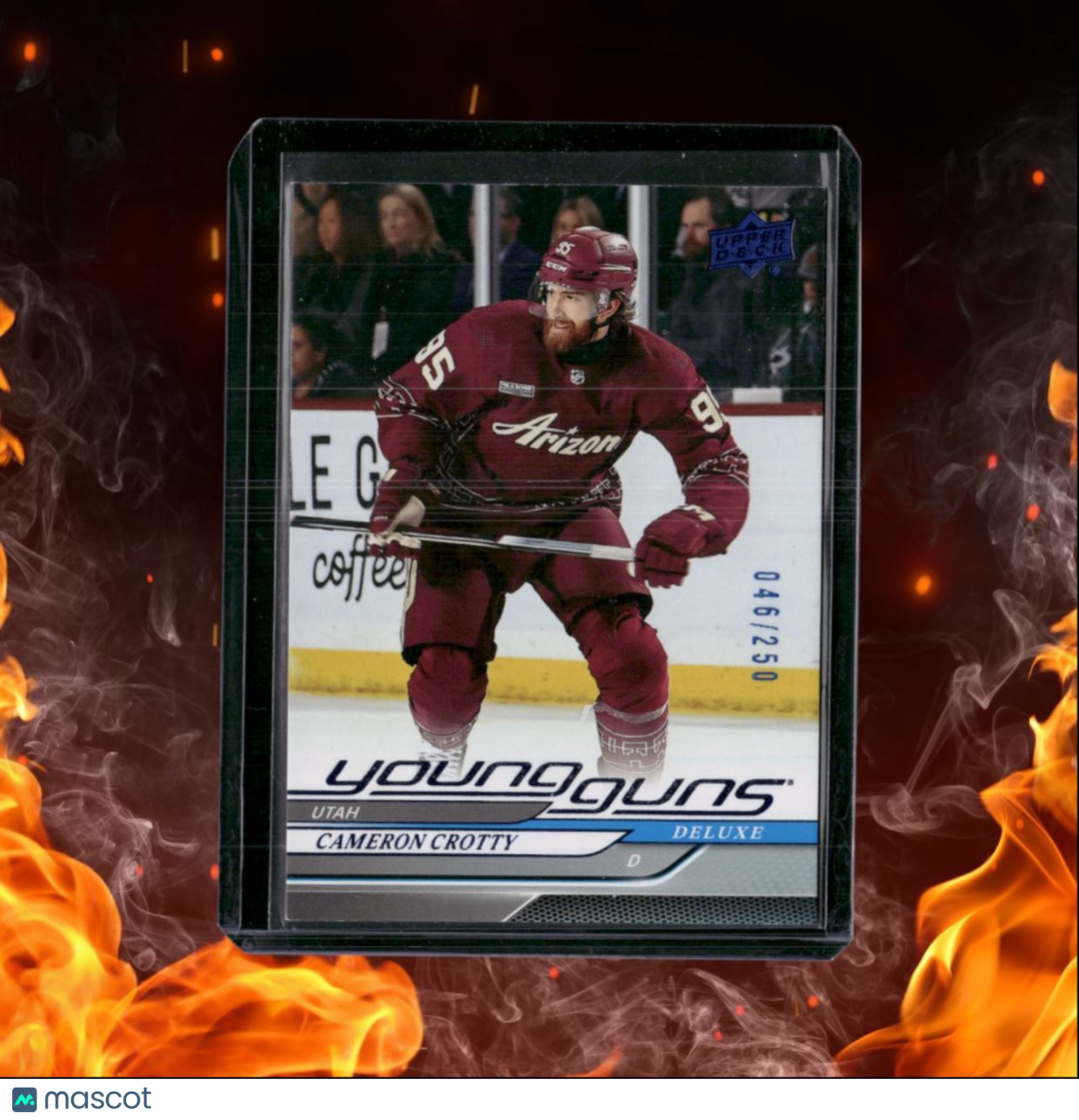2024-25 Upper Deck Cameron Crotty Deluxe Young Guns Rookie 046/250 #238