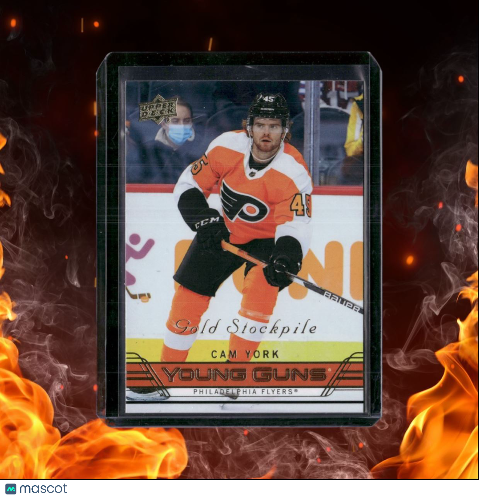 2021-22 Upper Deck Cam York 2006-07 Retro Gold Stockpile Young Guns Rookie #T-94
