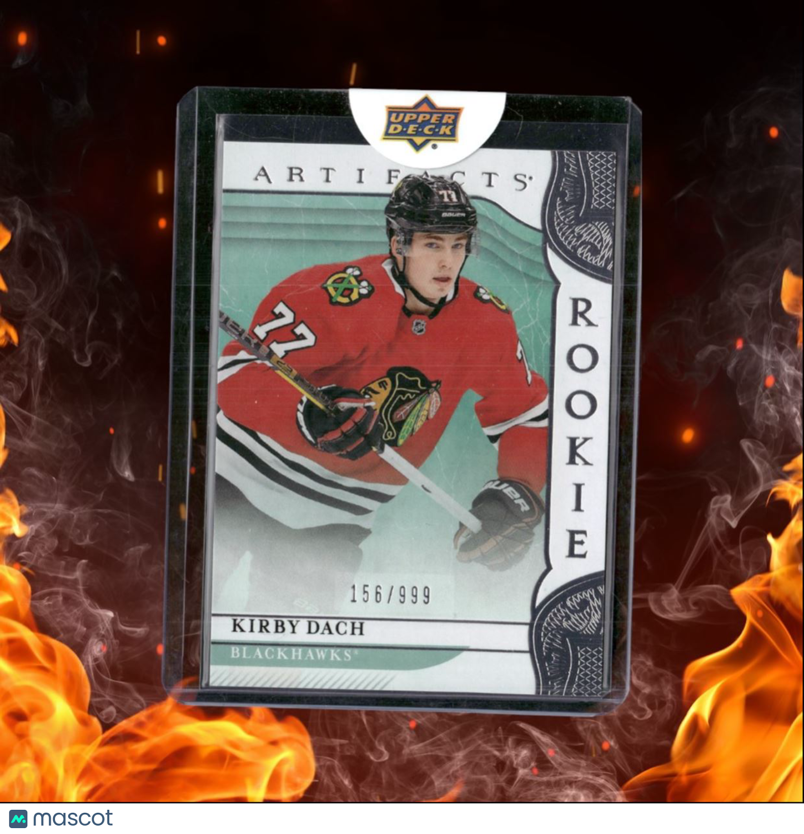 2019-20 Upper Deck Artifacts Kirby Dach Silver UD Sealed Rookie 156/999 #RED187
