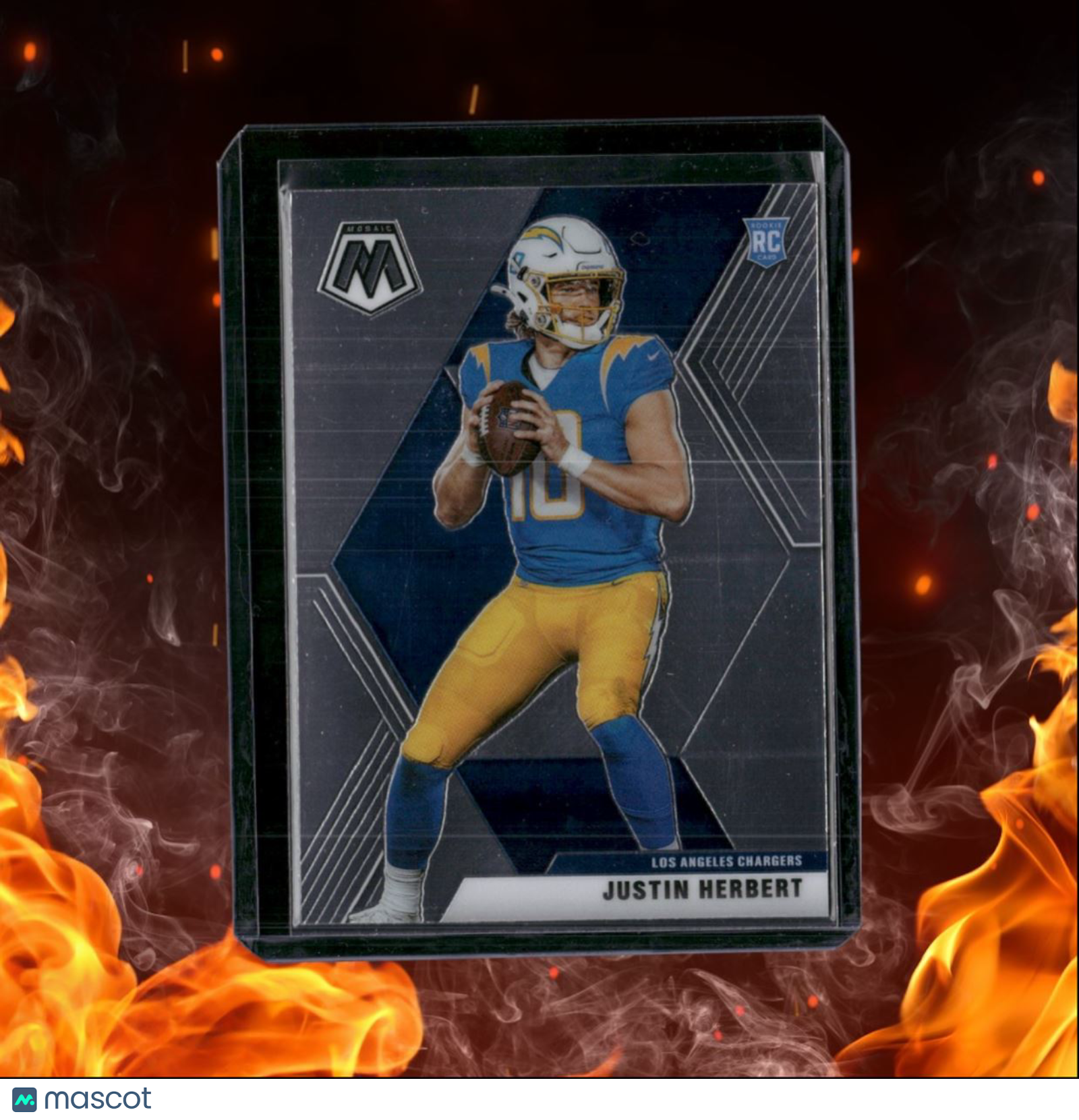 2020 Panini Mosaic Justin Herbert Rookie #204