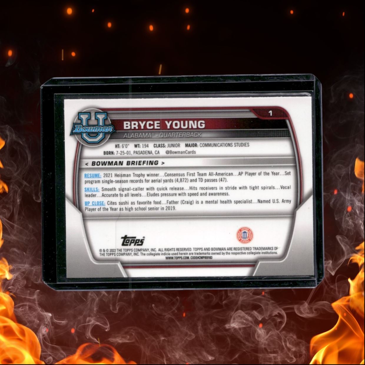 2022 Topps Bowman U Bryce Young #6