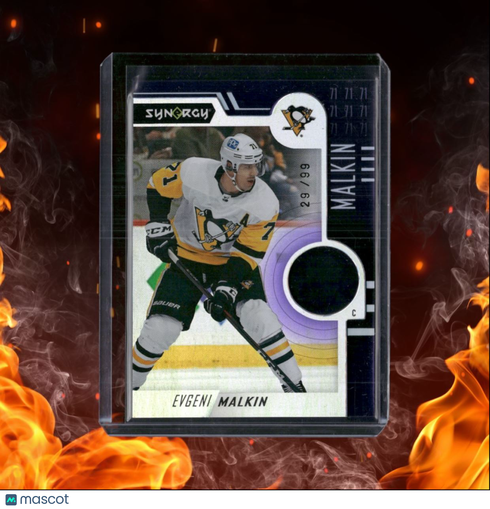 2022-23 Upper Deck Synergy Evgeni Malkin Purple 29/99 #16