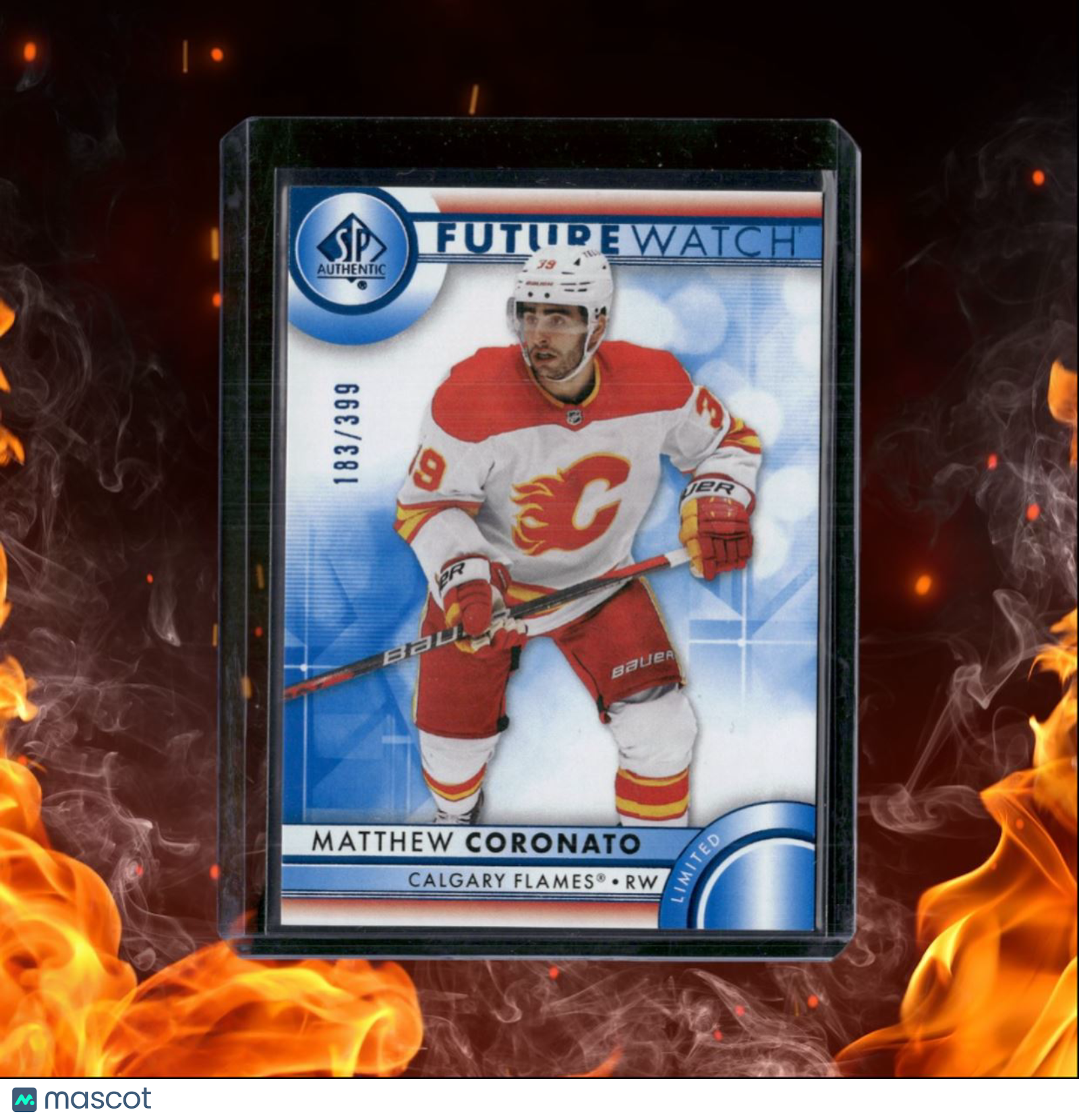 2023-24 SP Authentic Matthew Coronato Future Watch Limited Blue Rookie 183/399