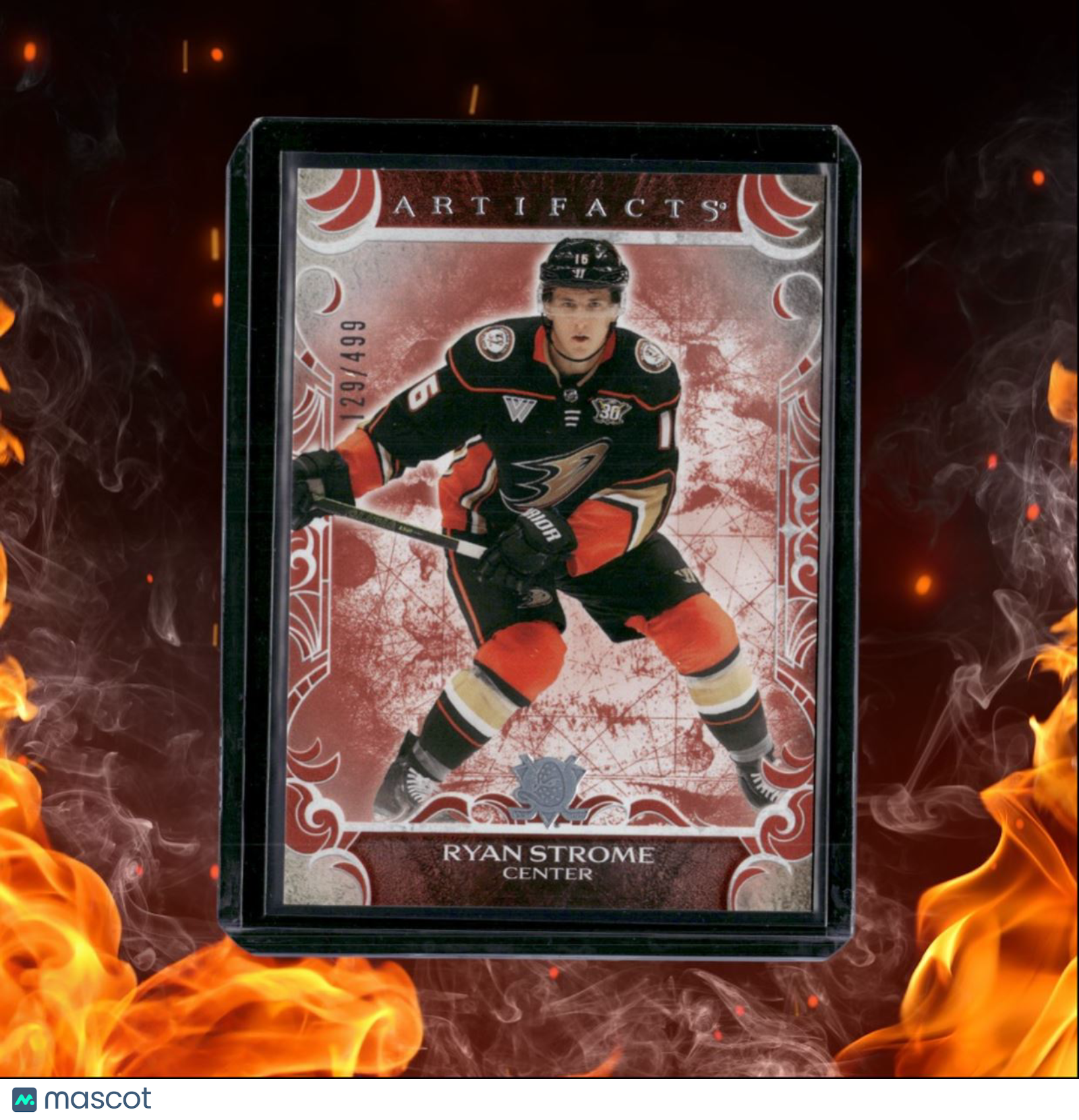 2024-25 Upper Deck Artifacts Ryan Strome Ruby Red 129/499 #3
