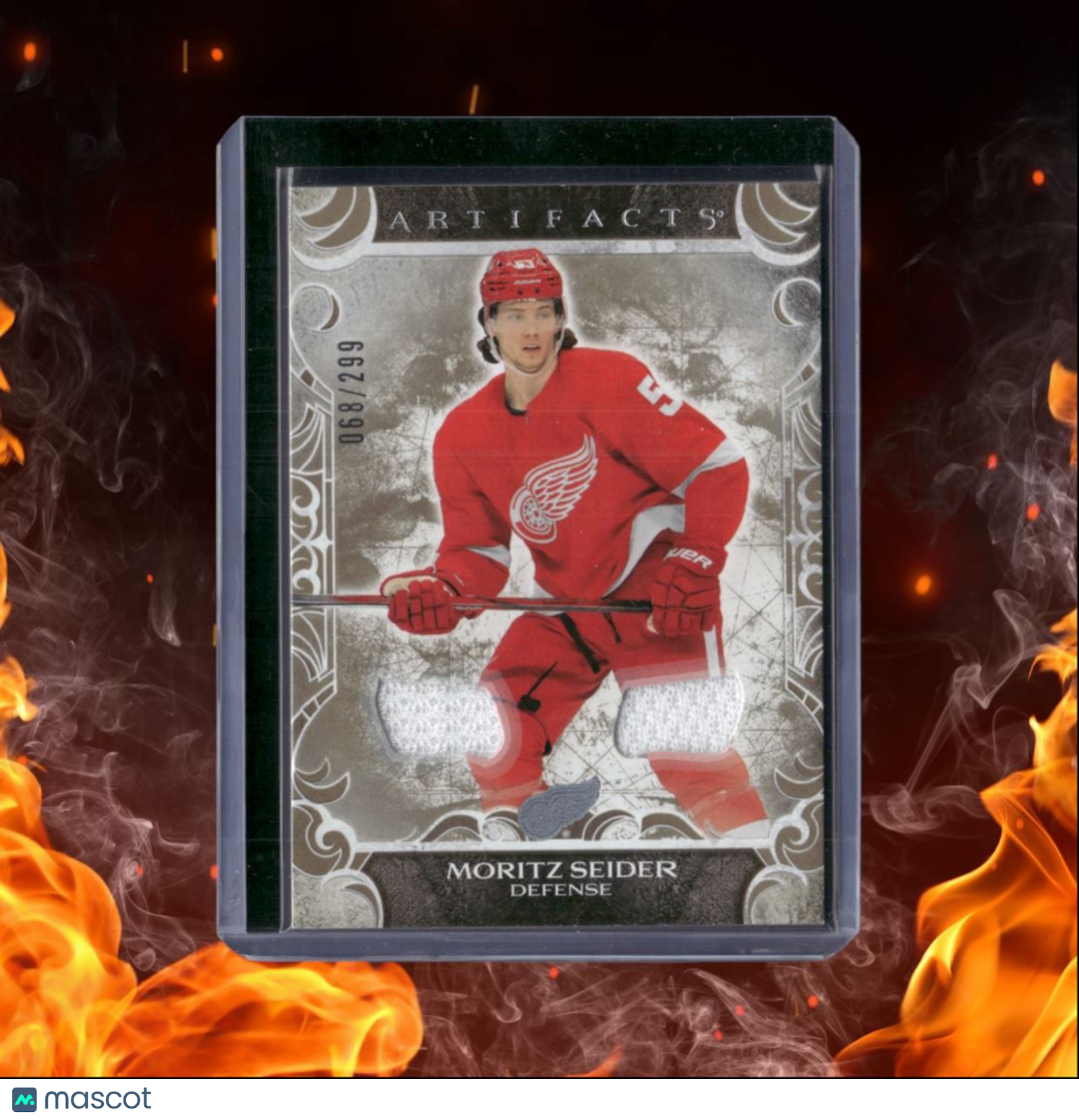 2024-25 Upper Deck Artifacts Moritz Seider Jersey Material Gold 068/299 #5