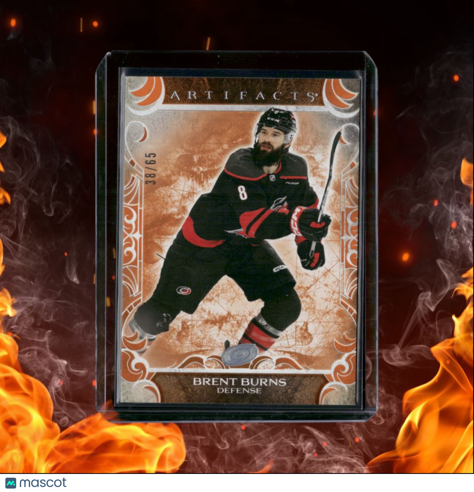 2024-25 Upper Deck Artifacts Brent Burns Orange 38/65 #97
