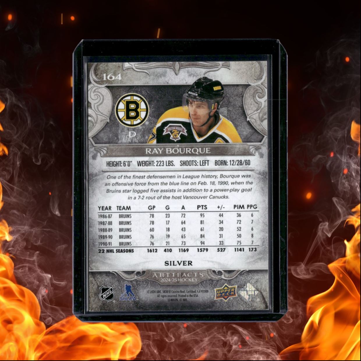 2024-25 Upper Deck Artifacts Ray Bourque 378/599 #164