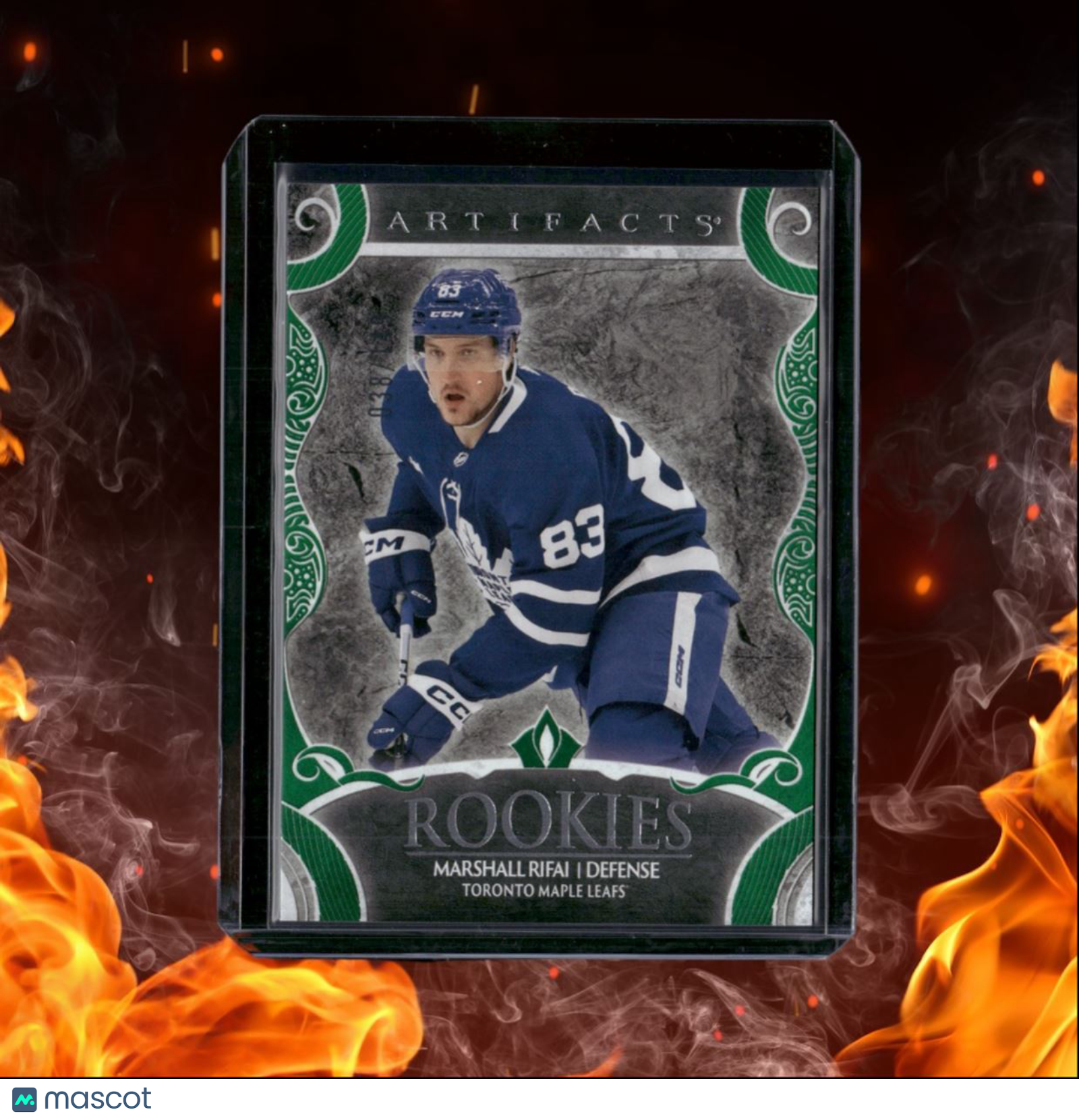 2024-25 Upper Deck Artifacts Marshall Rifal Emerald Emerald Rookie 038/149 #189