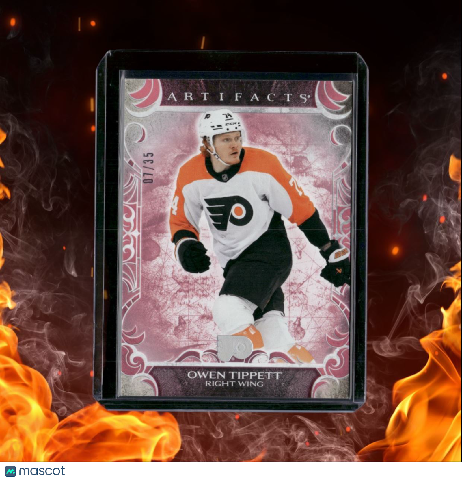 2024-25 Upper Deck Artifacts Owen Tippett Pink 07/35 #100