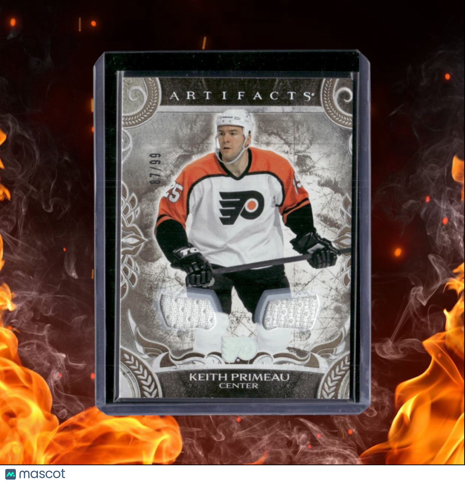 2024-25 Upper Deck Artifacts Keith Primeau Jersey Material Gold Legends 87/99