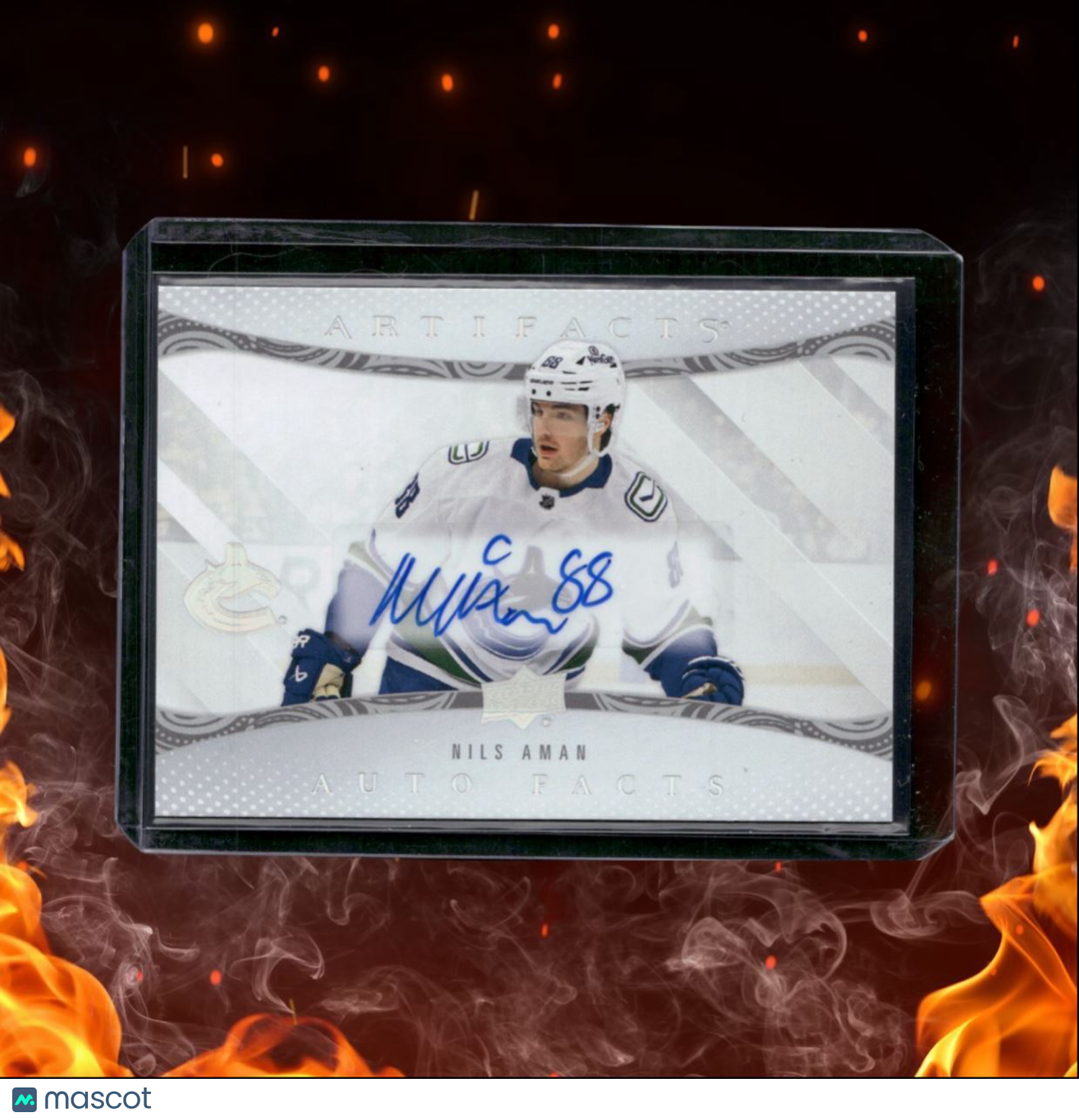 2024-25 Upper Deck Artifacts Nils Aman Facts Auto #AF-NA