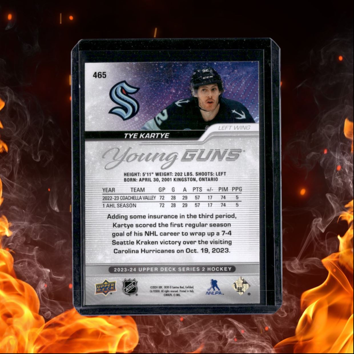 2023-24 Upper Deck Tye Kartye Young Guns (C) Rookie #465