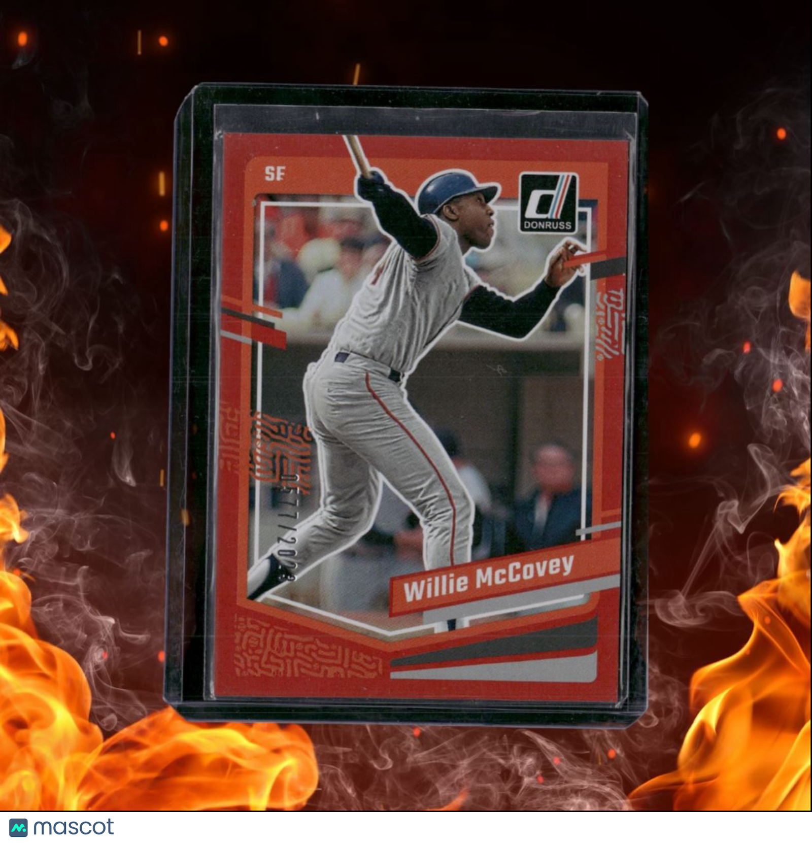 2023 Panini Donruss Willie McCovey Red Foil 0577/2023 #222