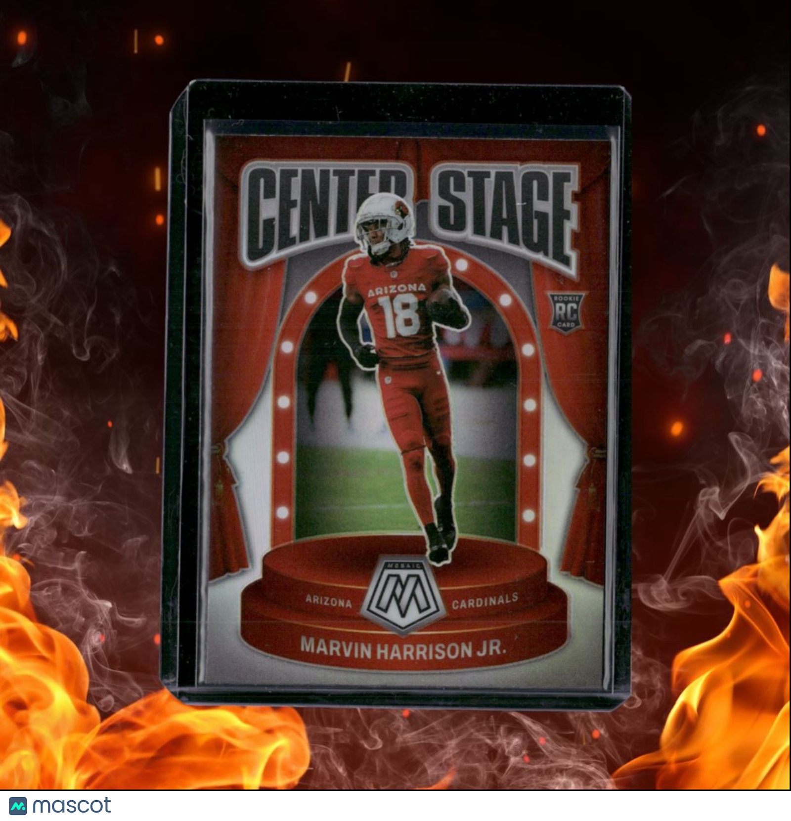 2024 Panini Mosaic Marvin Harrison JR. Center Stage Silver Prizm Rookie #2