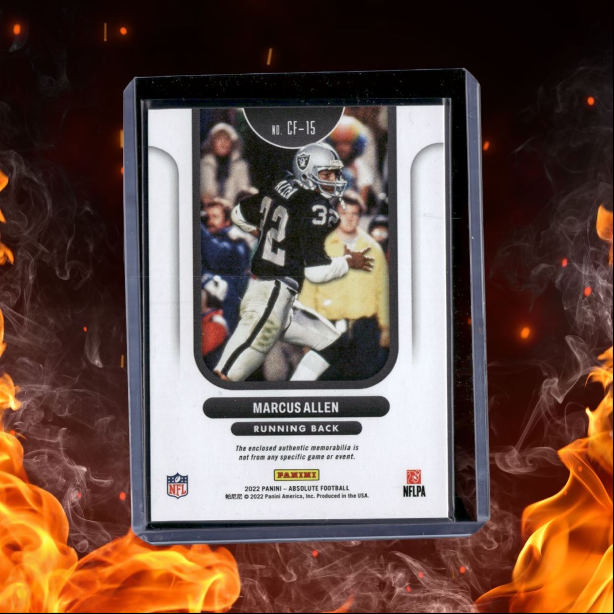 2022 Panini Absolute Marcus Allen Championship Fabric Jersey #CF-15