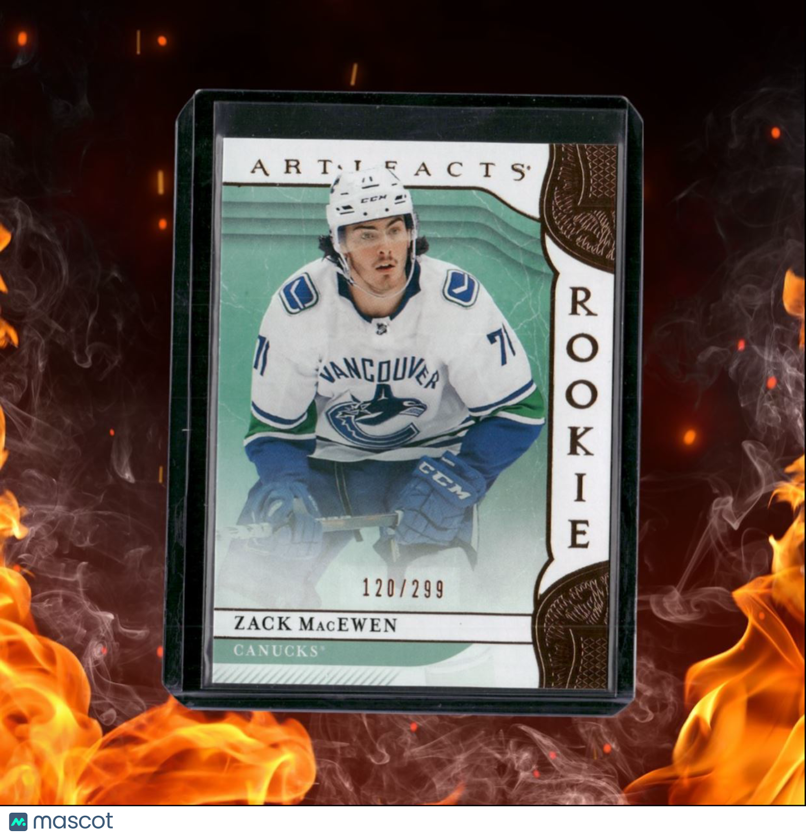 2019-20 Upper Deck Artifacts Zack MacEwen Copper Rookie 120/299 #172