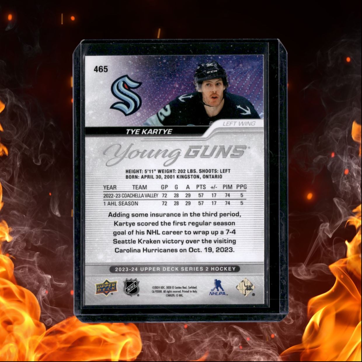 2023-24 Upper Deck Tye Kartye Young Guns (B) Rookie #465