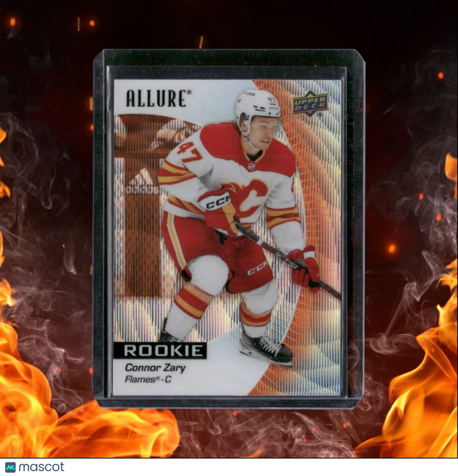 2023-24 Upper Deck Allure Connor Zary Orange Slice Rookie #131
