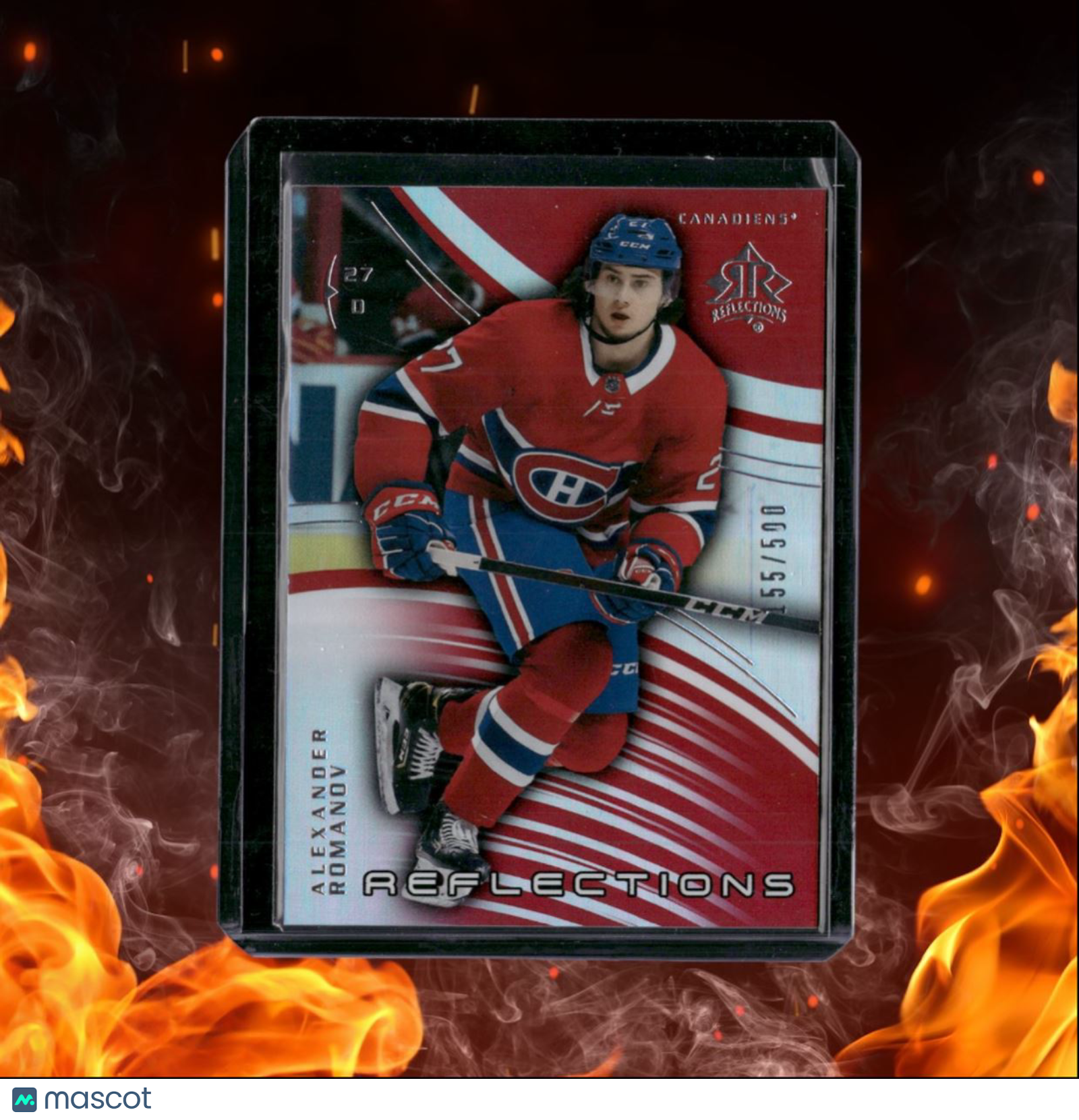 2020-21 Upper Deck Alexander Romanov Retro Reflections Red Rookie 155/500 #24