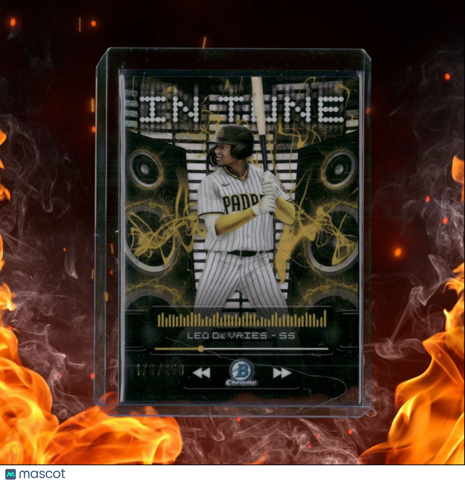 2024 Bowman Chrome Leo De Vries In Tune Prospect Refractor 176/250 #IT-11