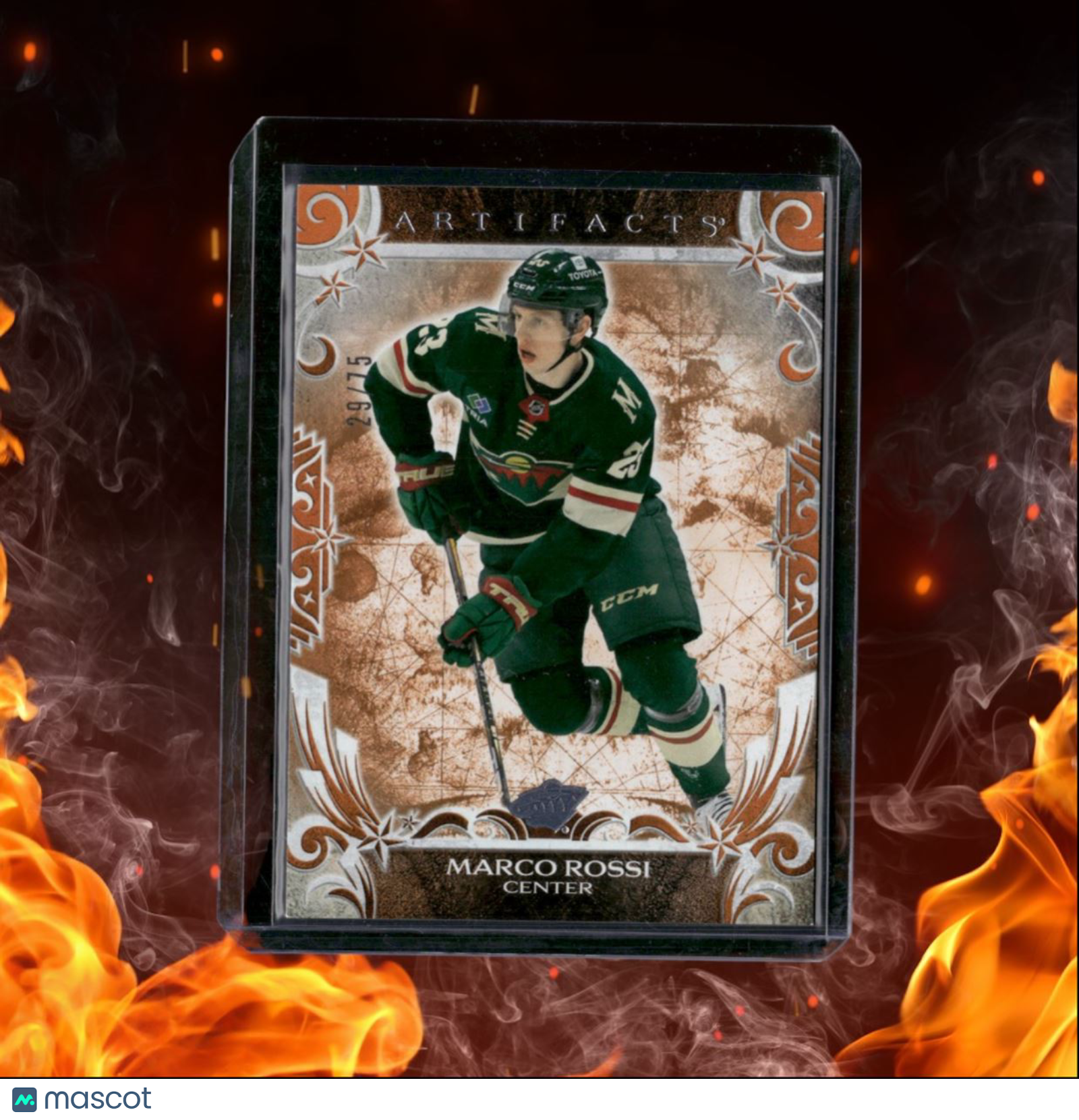2024-25 Upper Deck Artifacts Marco Rossi Orange 29/75 #135