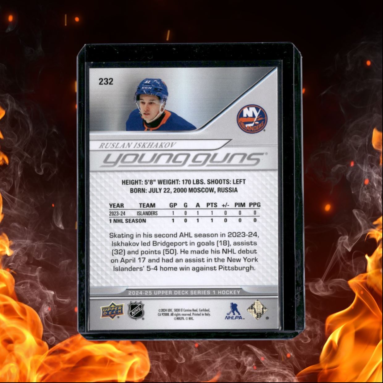 2024-25 Upper Deck Ruslan Iskhakov Young Guns Rookie #232