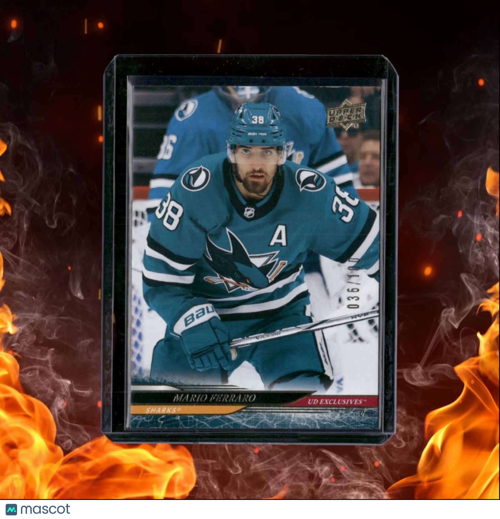 2024-25 Upper Deck Mario Ferraro UD Exclusives 036/100 #151