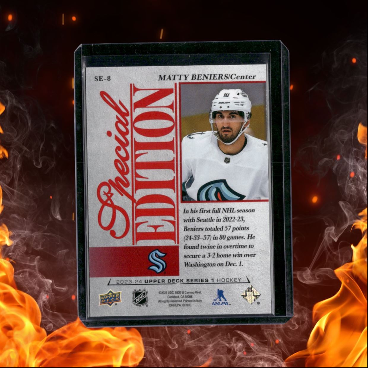 2023-24 Upper Deck Matty Beniers Special Edition Red SP #SE-8