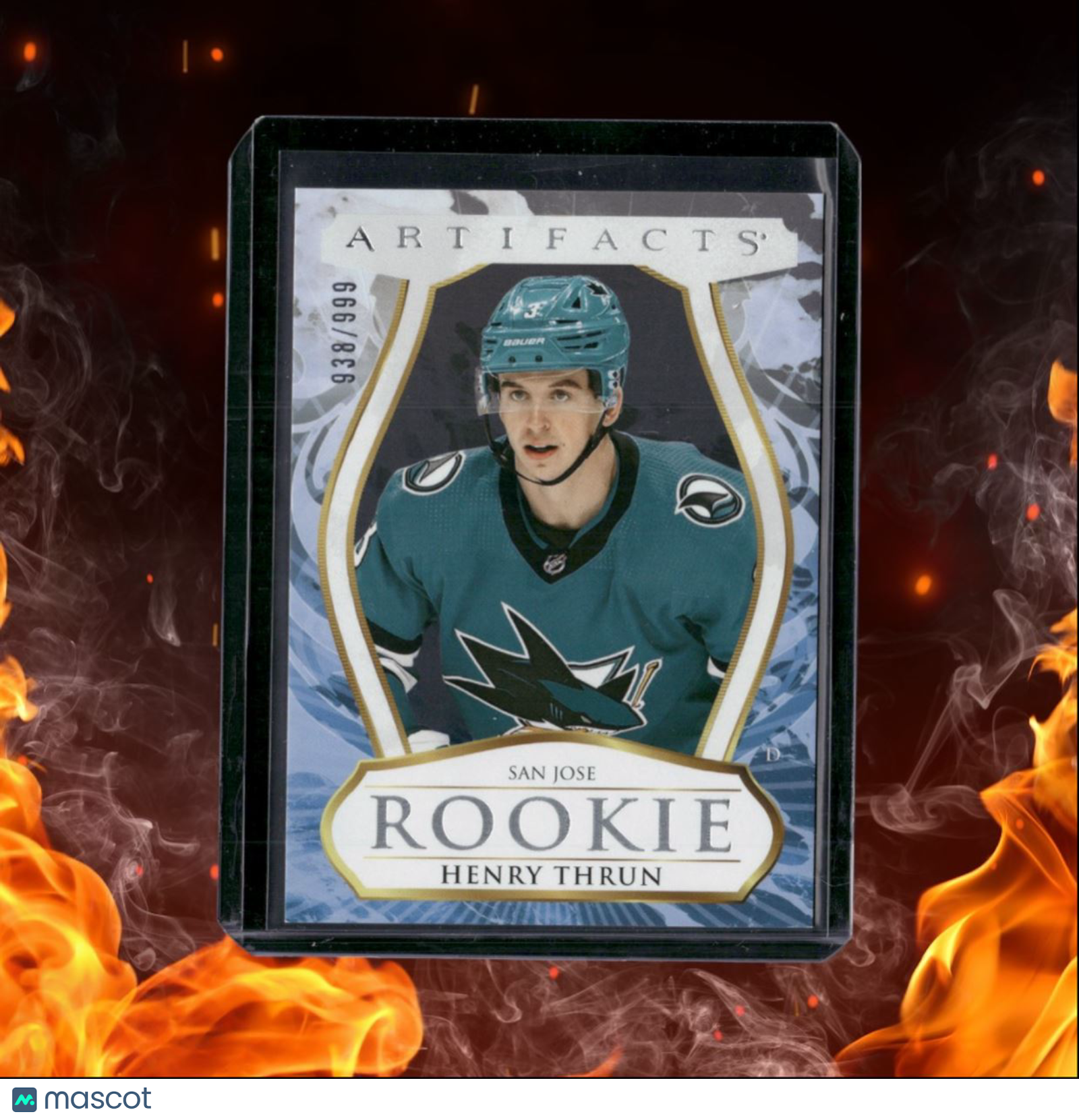 2023-24 Upper Deck Artifacts Daemon Hunt Rookie 938/999 #174