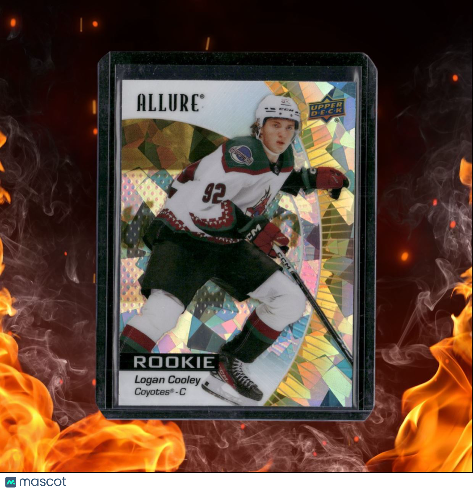 2023-24 Upper Deck Allure Logan Cooley Yellow Taxi (B) Rookie #106