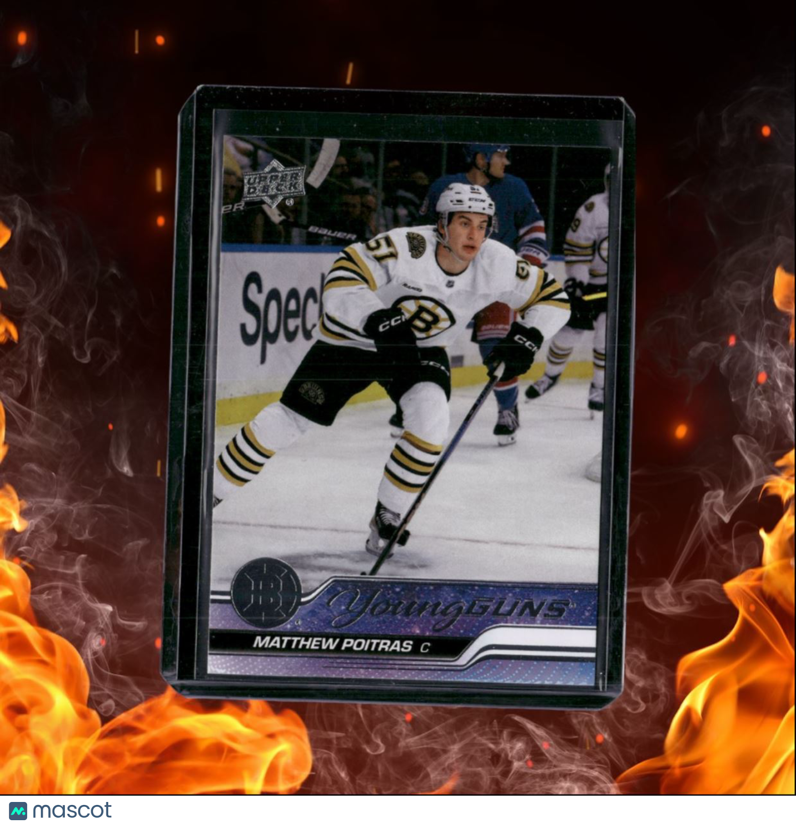 2023-24 Upper Deck Matthew Poitras Young Guns (A) Rookie #478