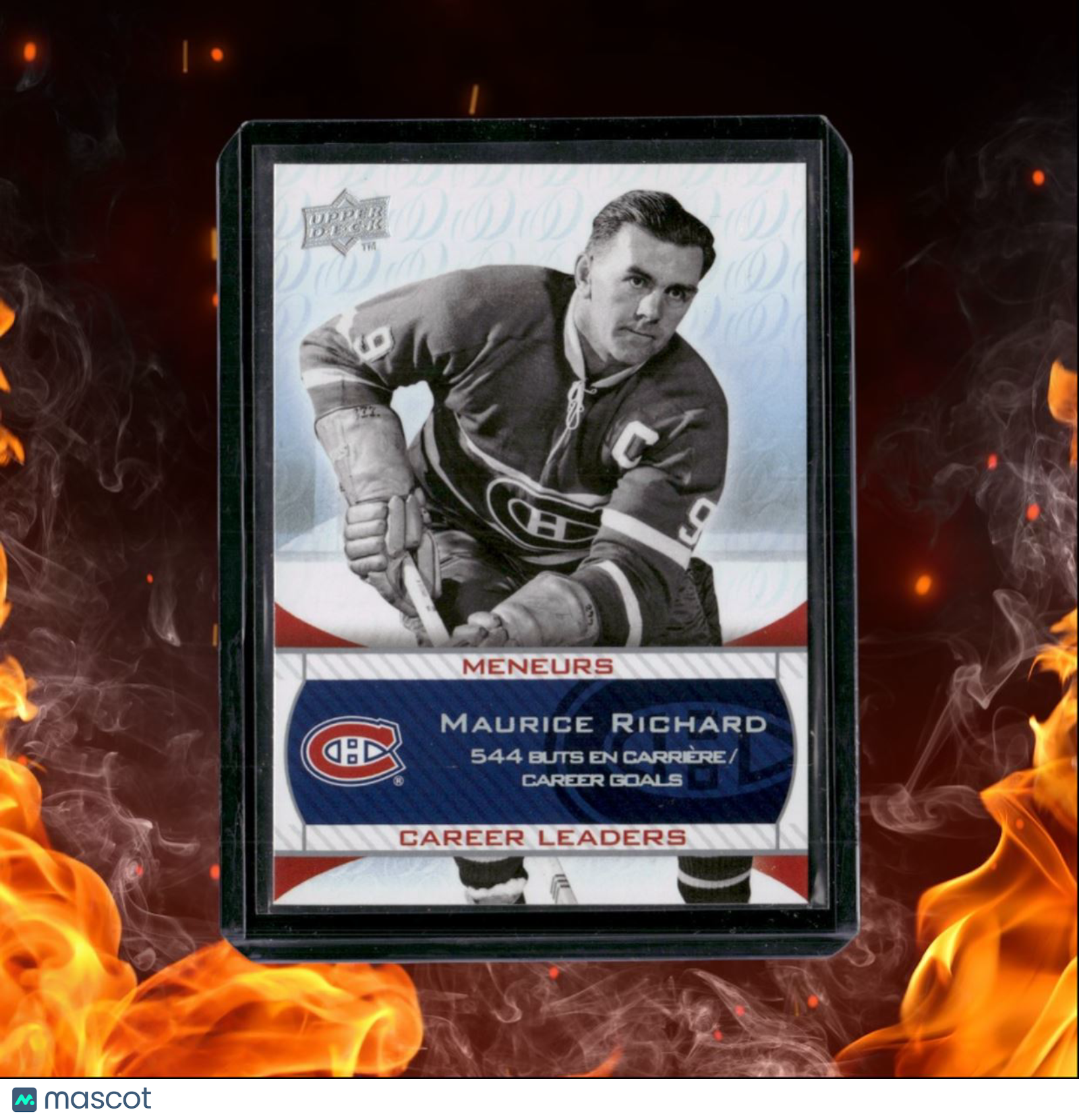 2008-09 Upper Deck Canadiens Centennial Set Maurice Richard Career Leaders Goals