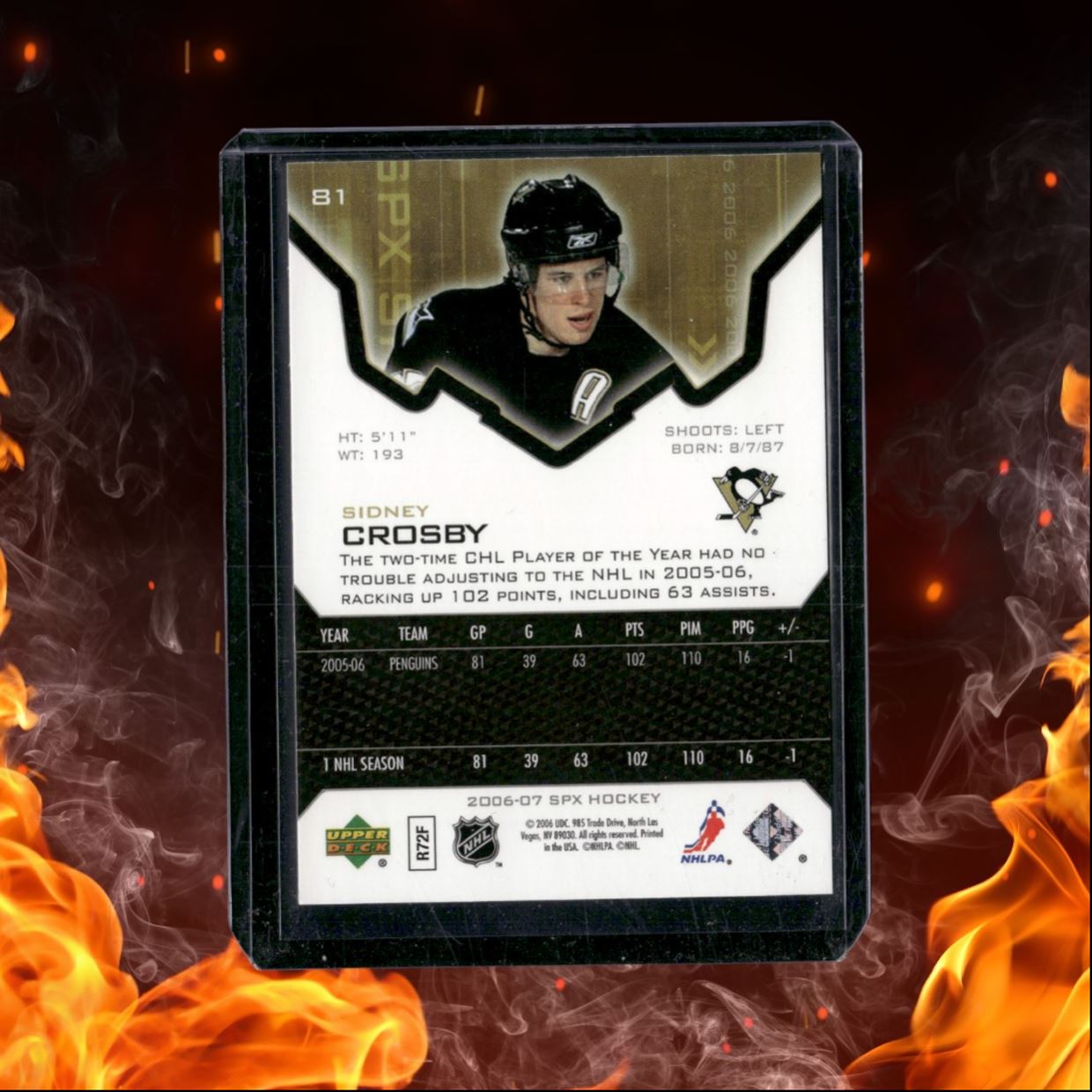 2006-07 Upper Deck SPx Sidney Crosby #81