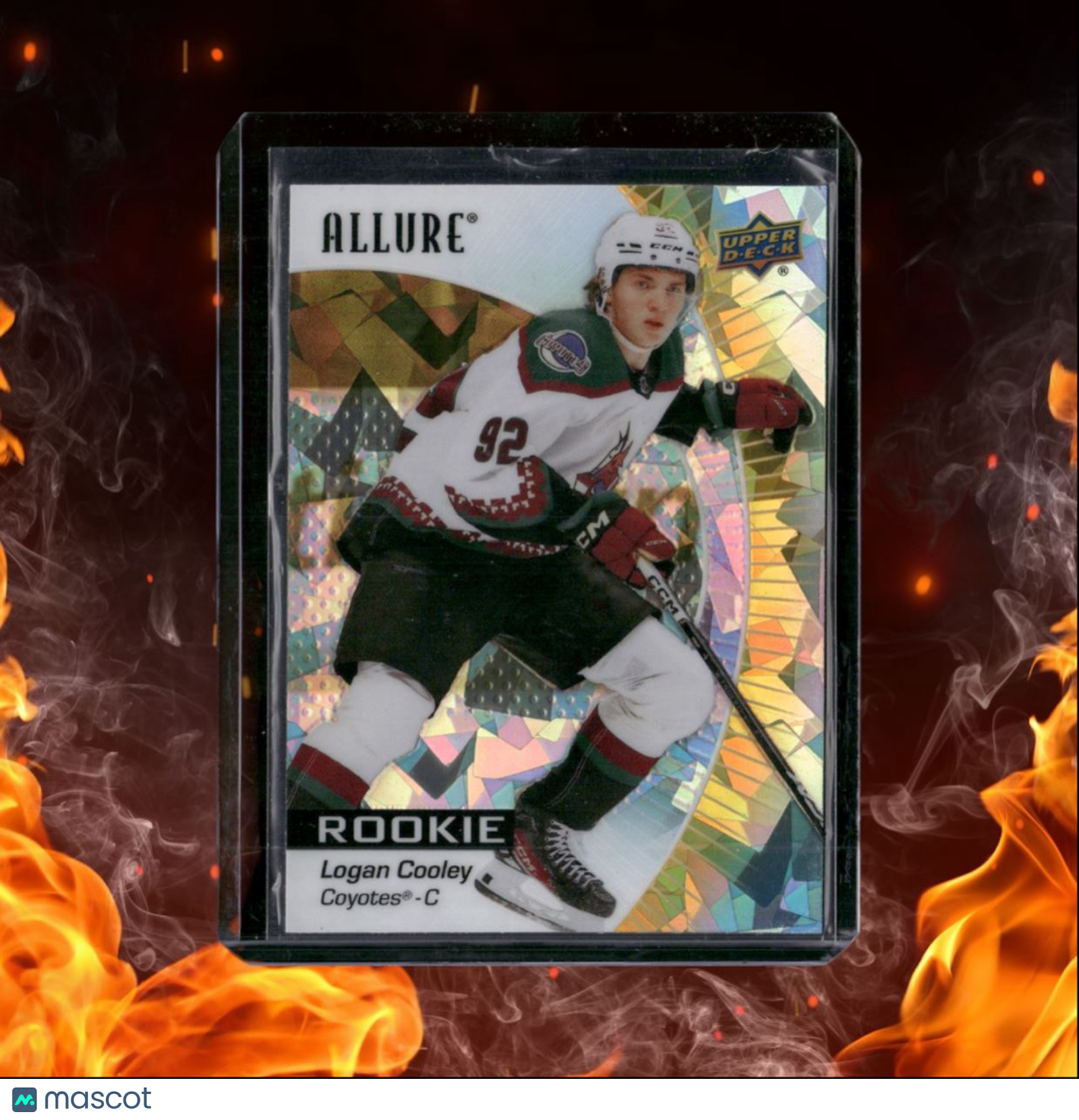 2023-24 Upper Deck Allure Logan Cooley Yellow Taxi (A) Rookie #106